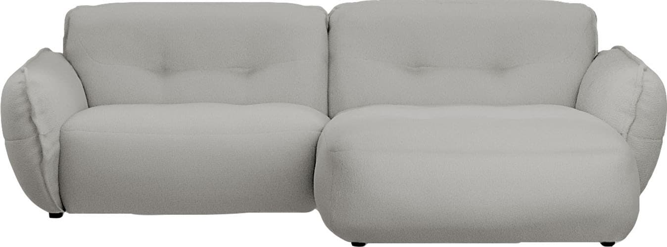 BETYPE Ecksofa »Be Fluffy Mega Sofa, bequem, viel Platz, Breite 289cm, L-Form« Softes Sitzgefühl, moderne Kedernaht, hochwertiger Bezug