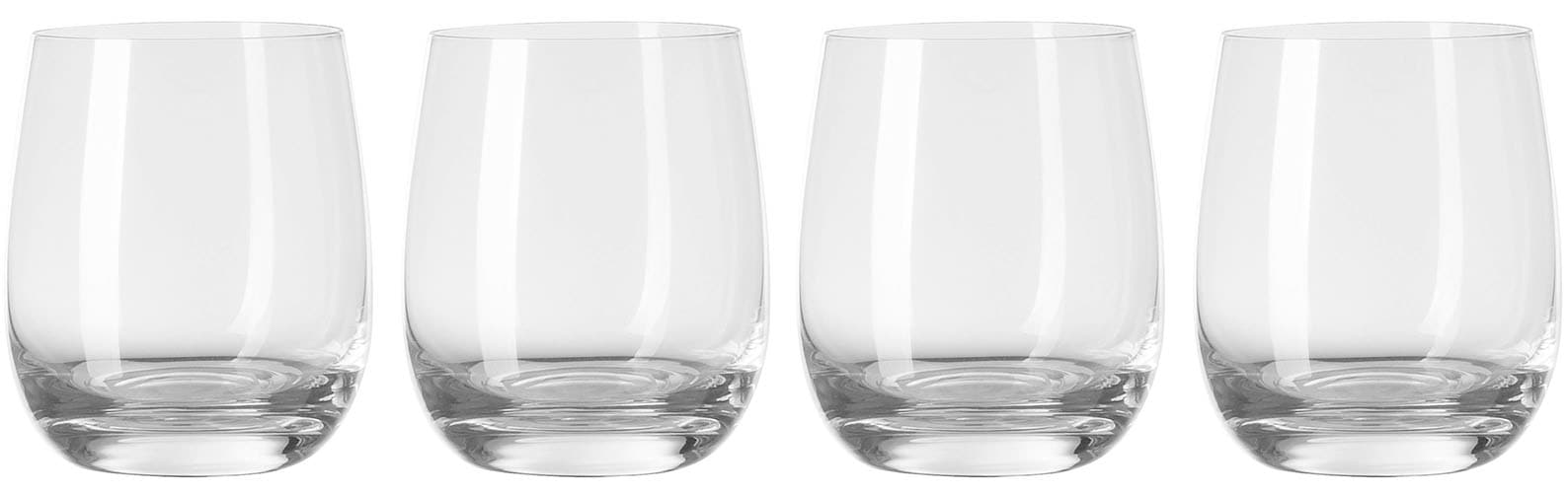 Glas »PREMIO«, (Set, 4 tlg.), Trinkglas, 4er Set, transparent, Wasserglas, Cocktailglas