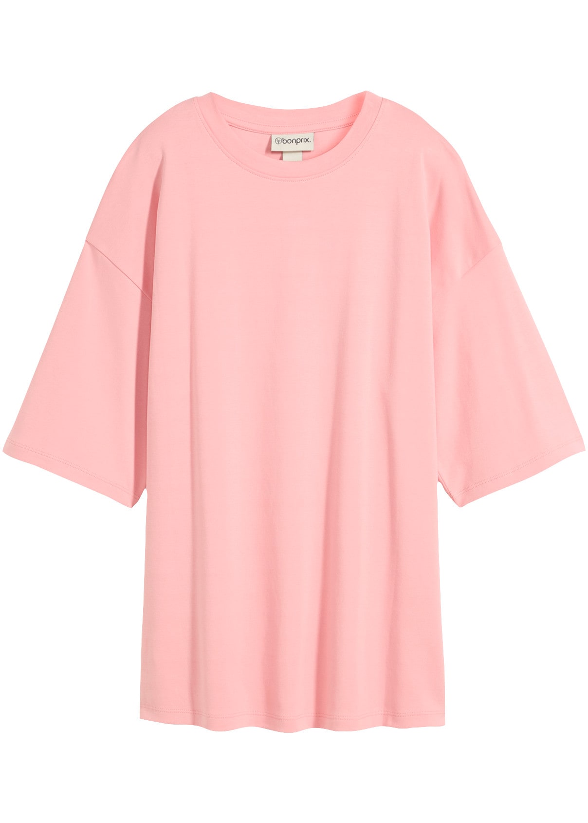 bonprix Longshirt Oversized Schnitt, Halbarm, für Frühling und Sommer