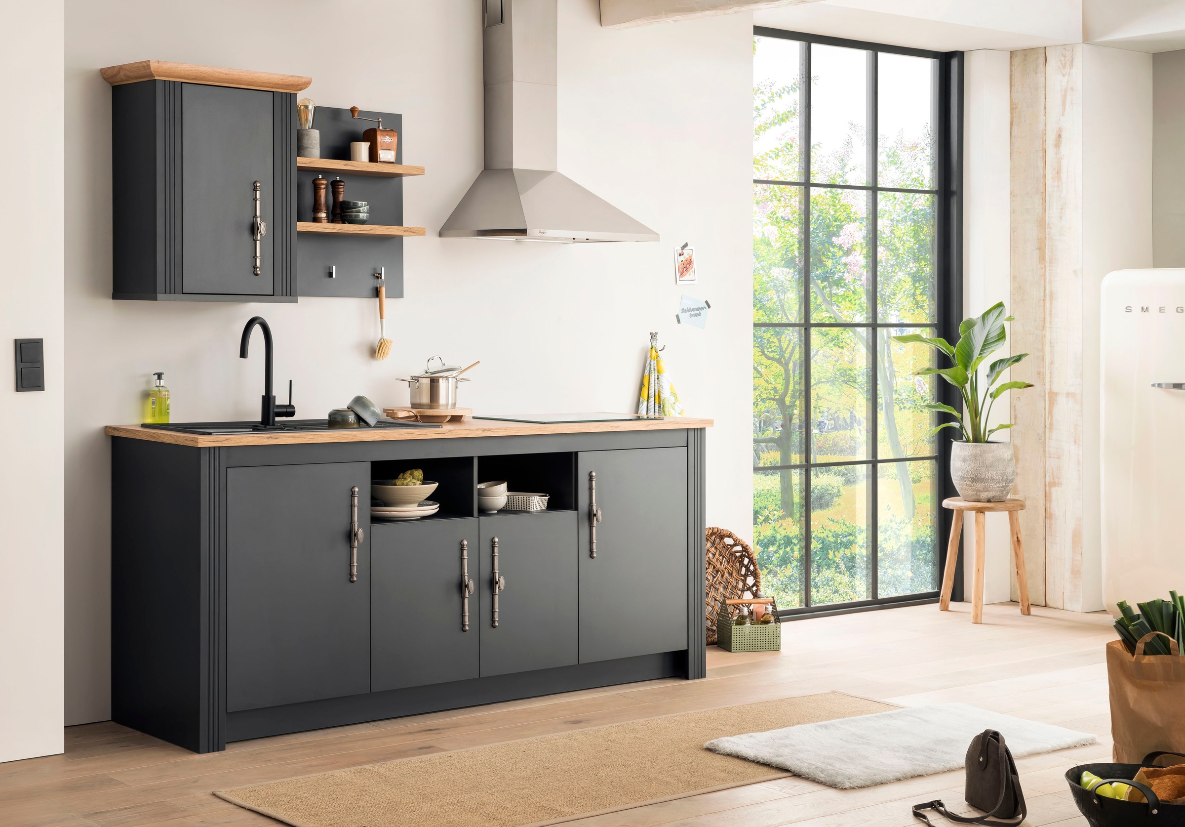 KOCHSTATION Küche »KS-Westminster«, Breite 204 cm, ohne E-Geräte