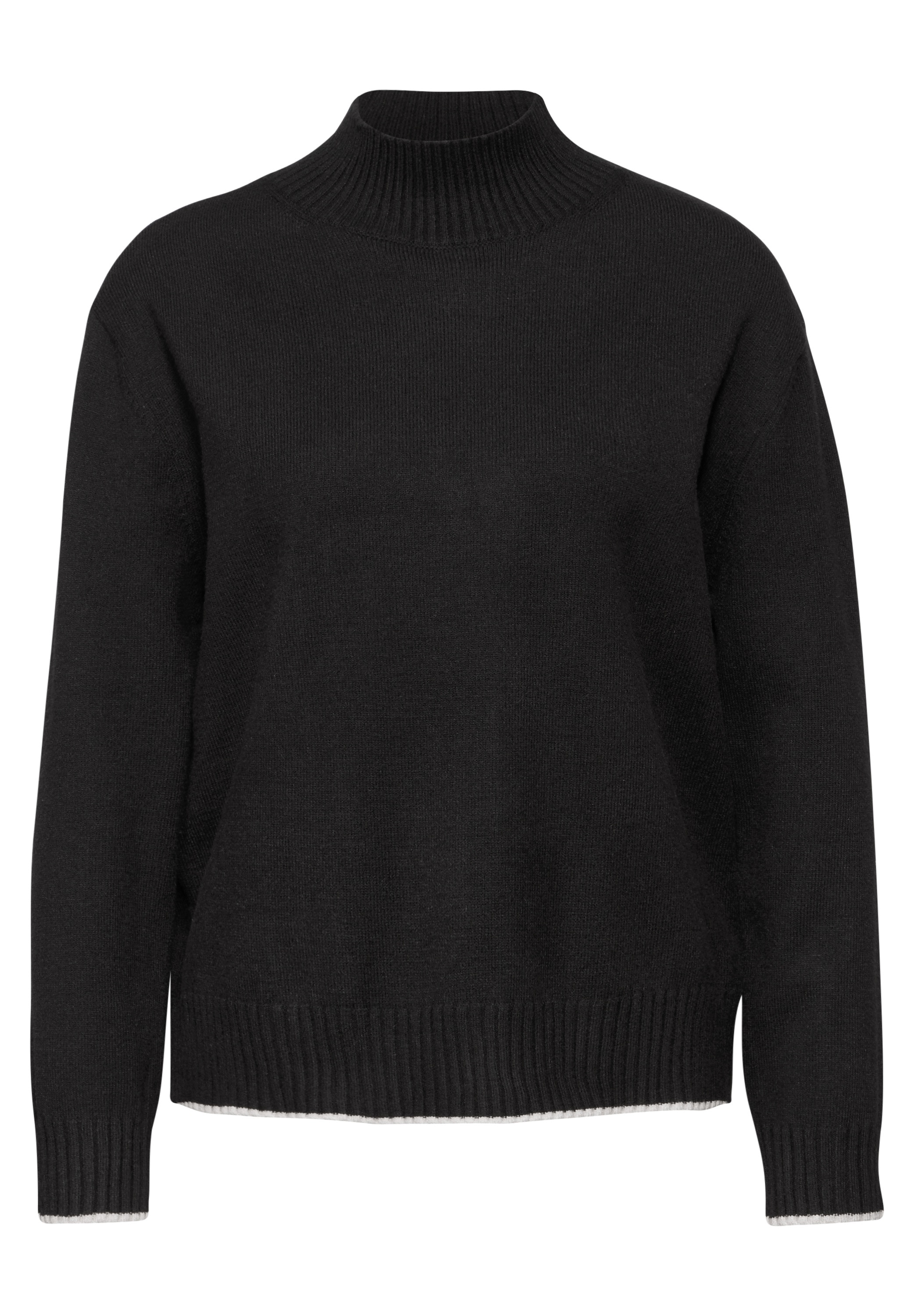STREET ONE Strickpullover, mit Stehkragen