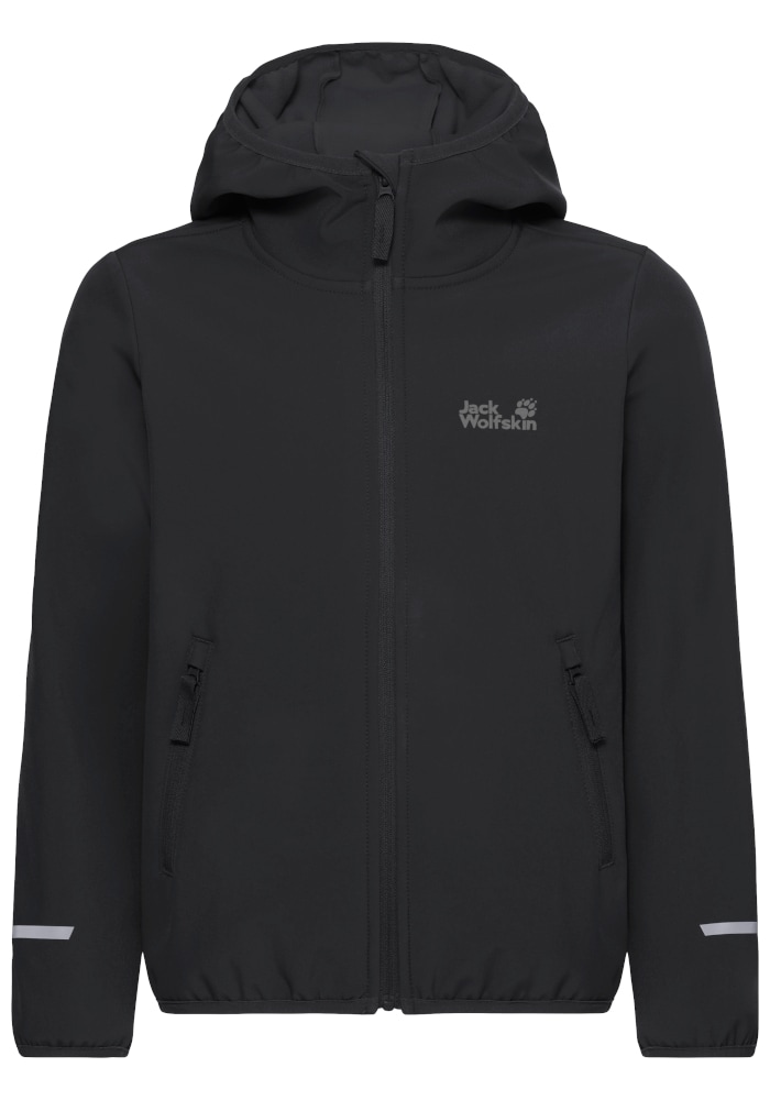 Jack Wolfskin Softshelljacke »FOURWINDS JKT K« wasserabweisend, windabweisend, mit reflektierenden Details