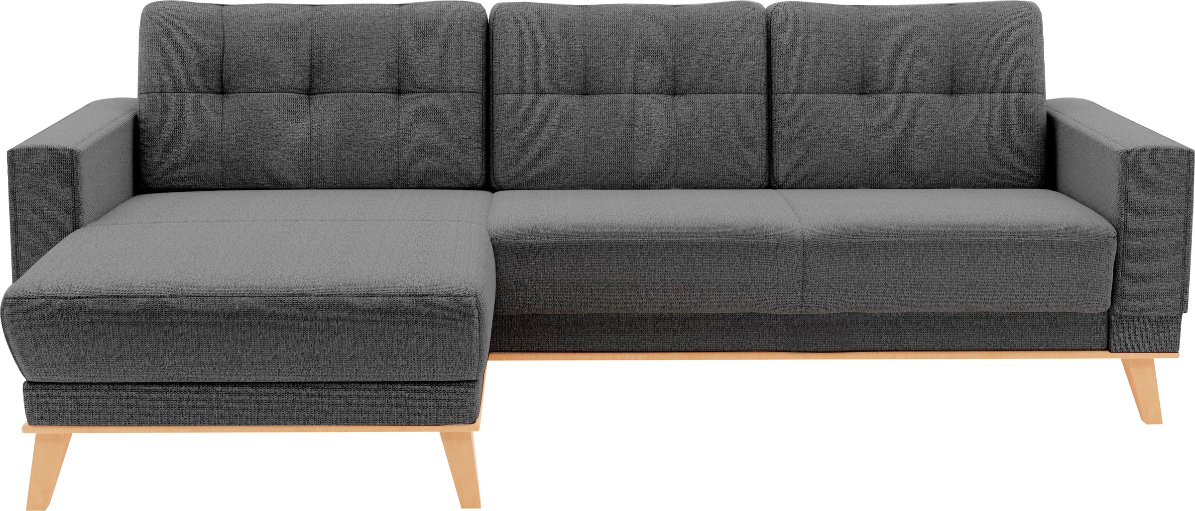 sit&more Ecksofa »Lavida L-Form«, wahlweise mit Kippfunktion und Bettkasten