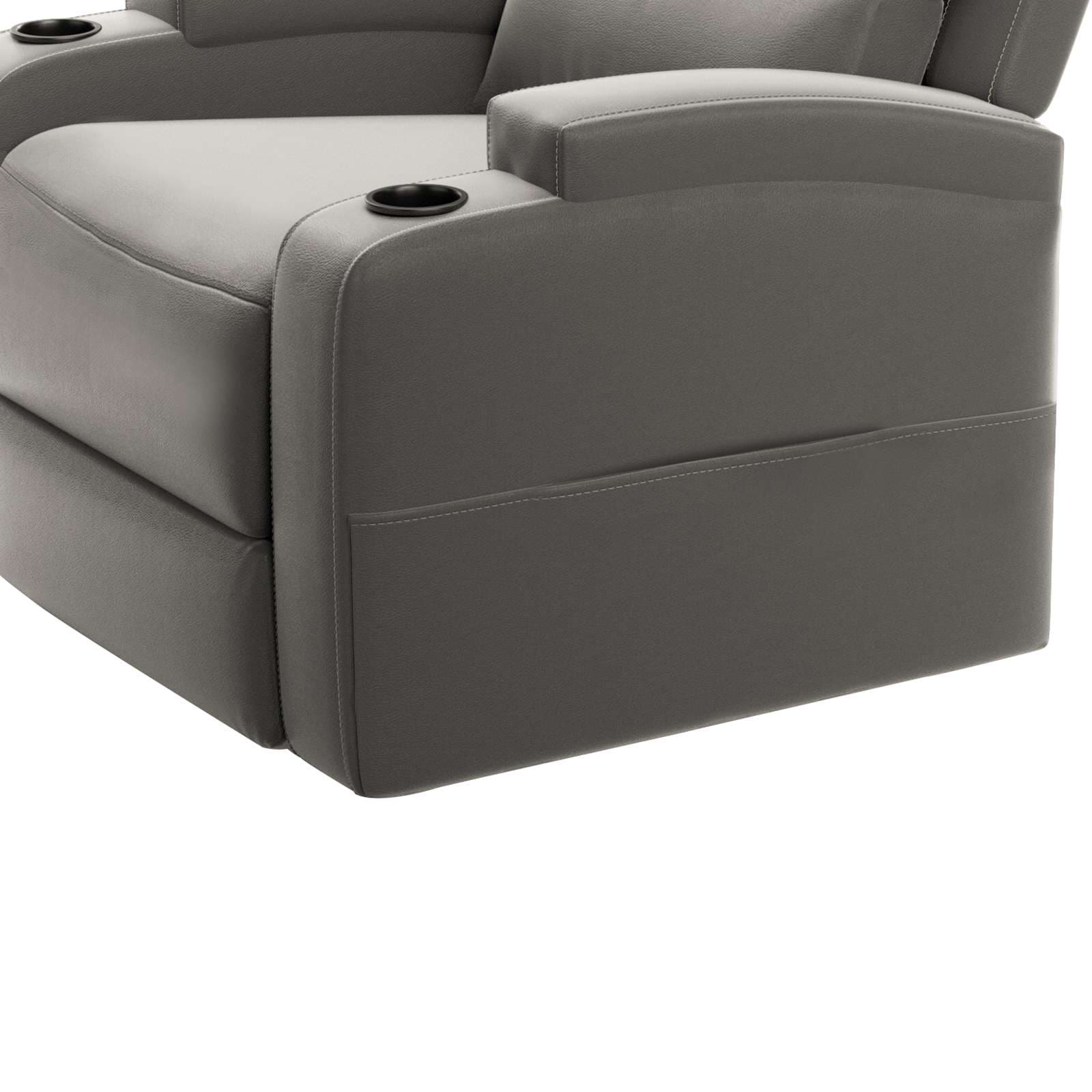 Home affaire 3-Sitzer »Napori«, Kinosofa mit 2 x Relaxfunktion und Getränkehalter