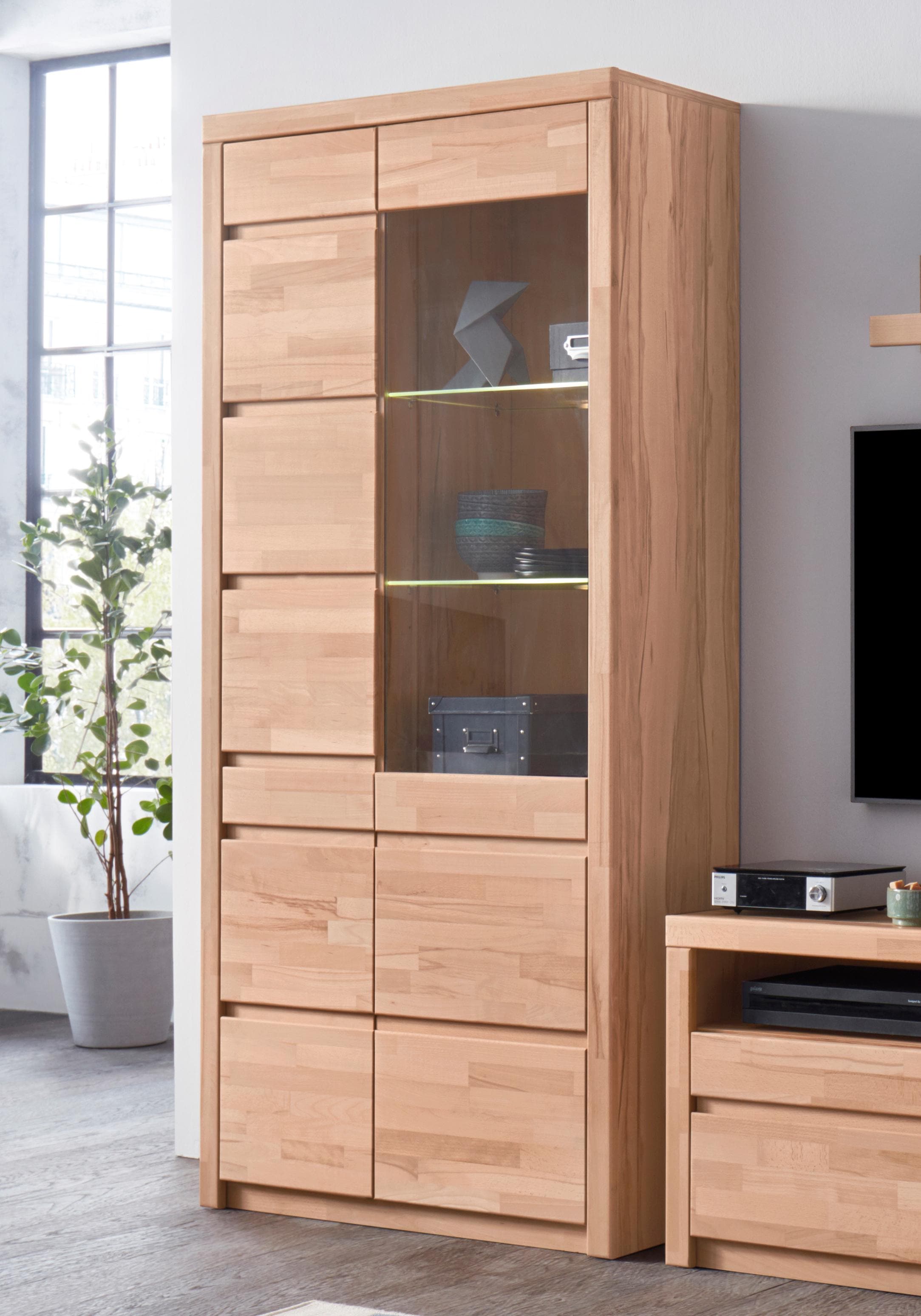 OTTO home Vitrine »Silkeborg« Höhe, 125 cm