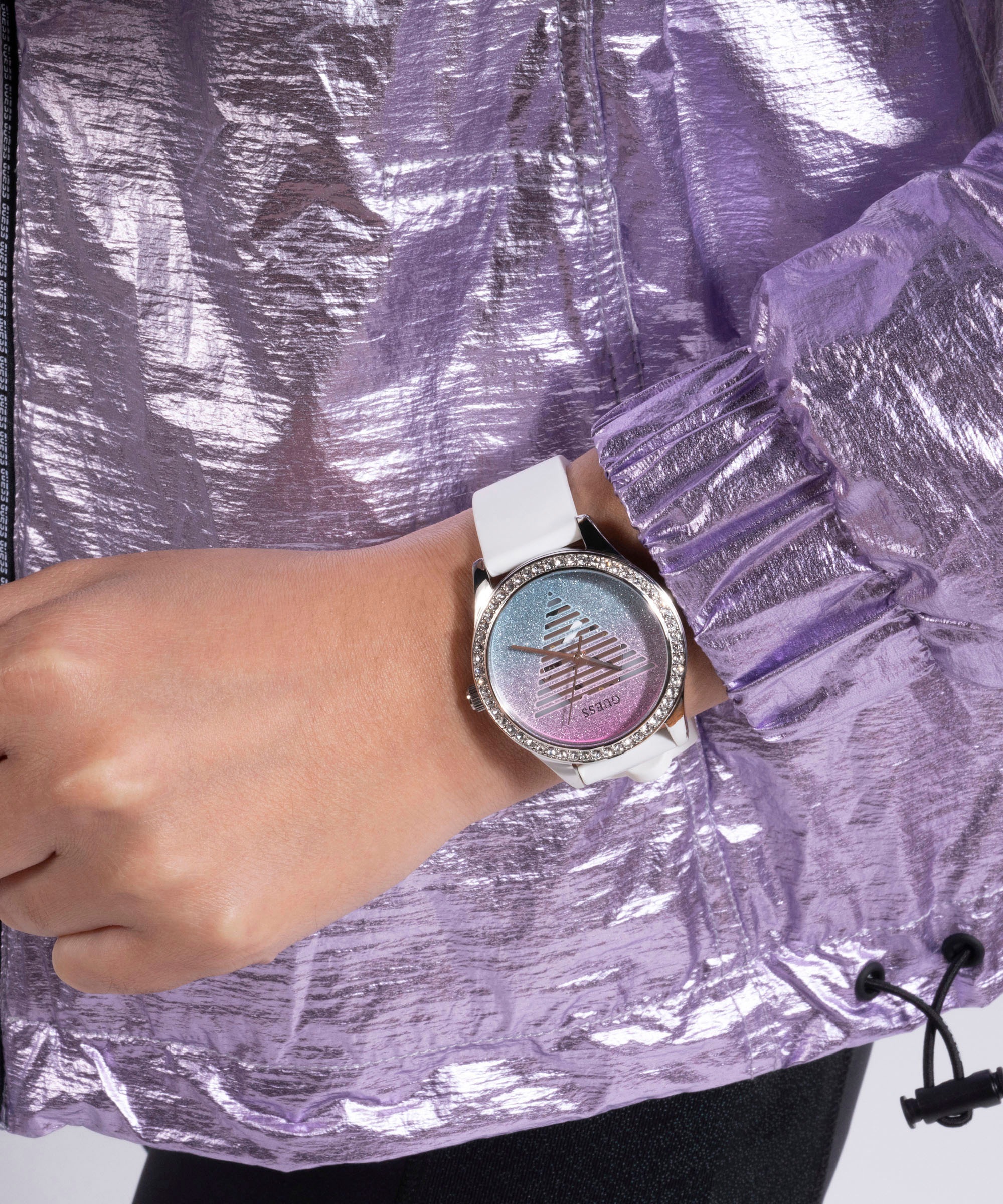 Guess Quarzuhr »LADY IDOL«, Armbanduhr, Damenuhr