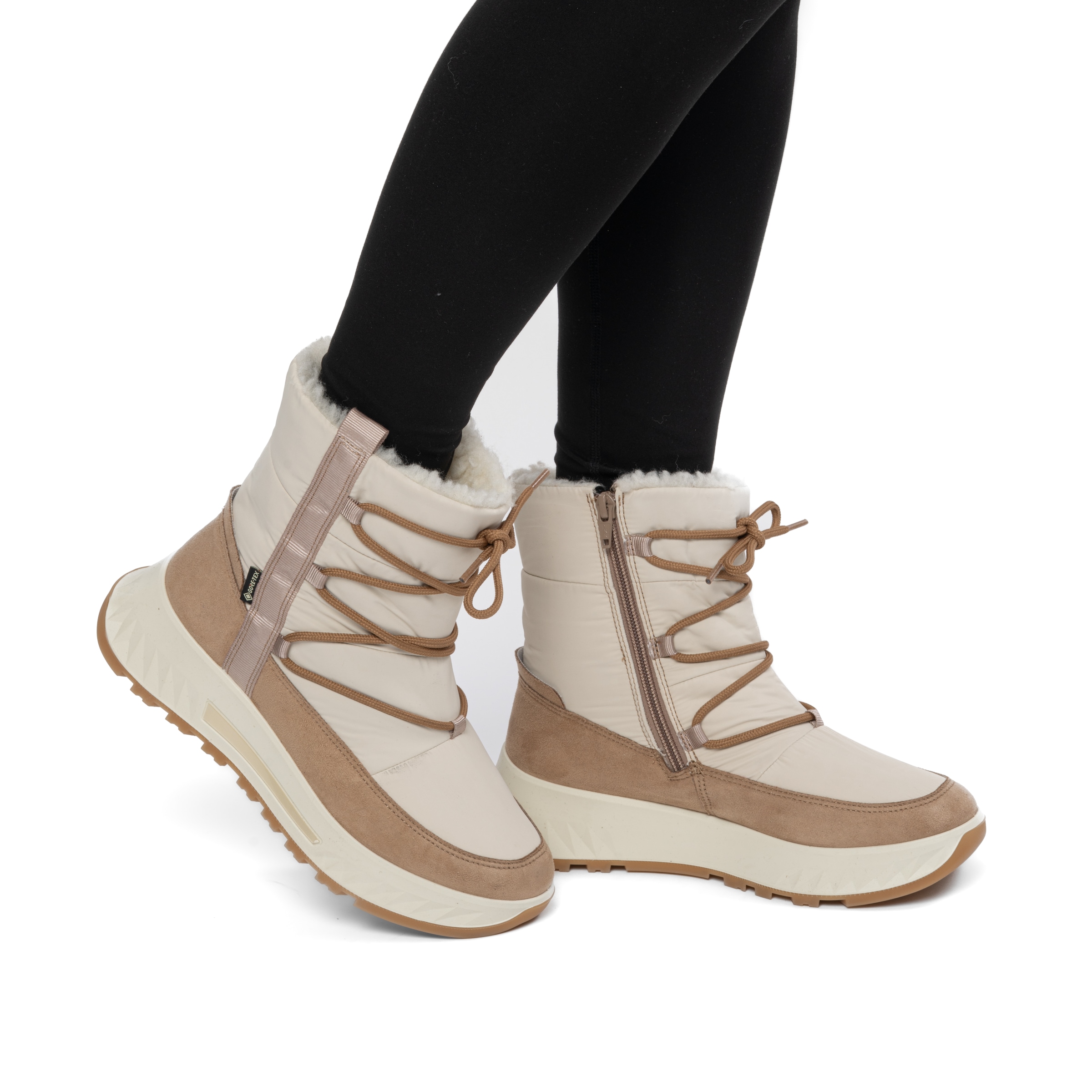 Ara Winterboots »ST.MORITZ-GTX«  Keilabsatz, Winterstiefelette mit aufgesetzter Schnürung, Weite H