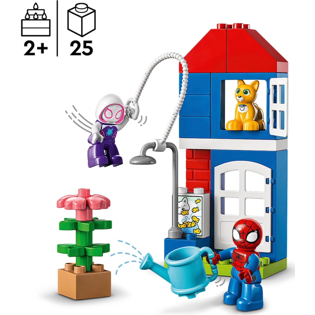 LEGO® Konstruktionsspielsteine »Spider-Mans Haus (10995), LEGO® DUPLO Marvel«, (25 St.)