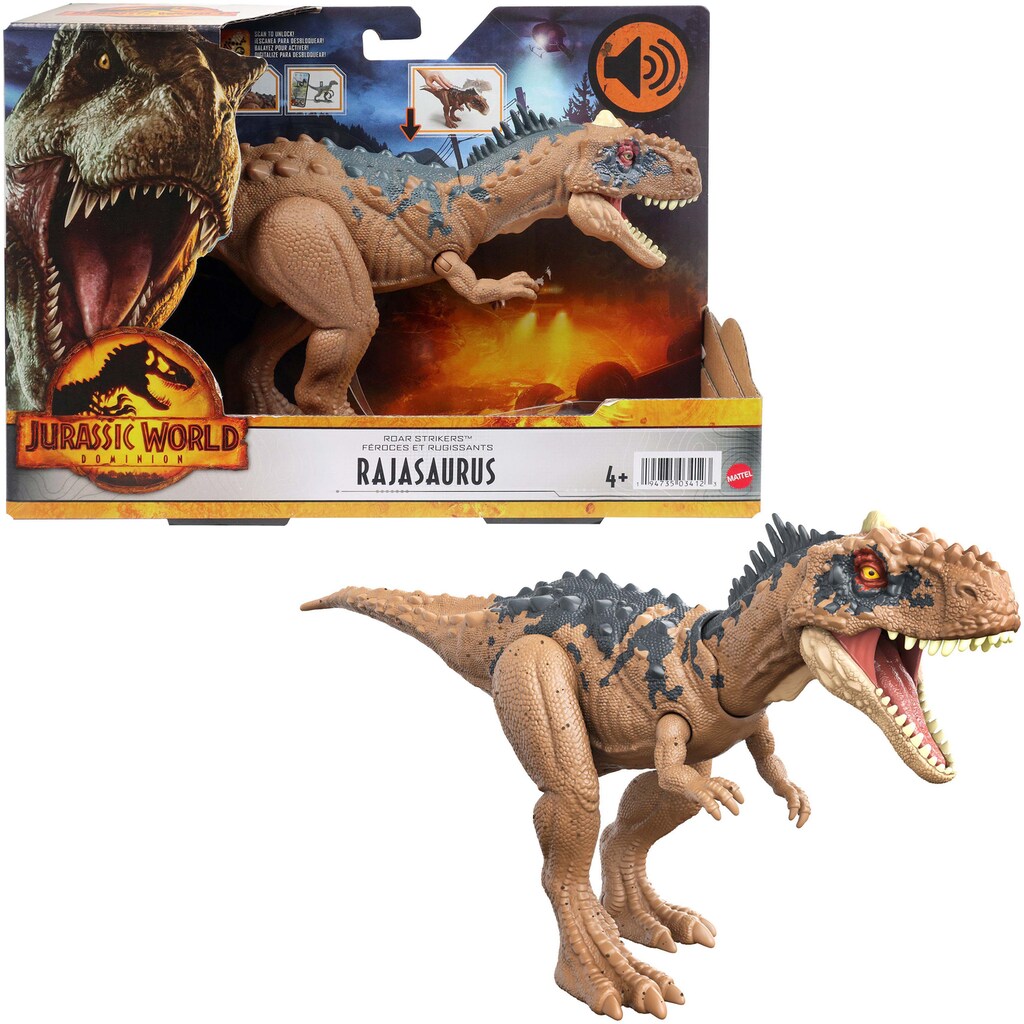 Mattel® Spielfigur »Jurassic World, Roar Strikers Rajasaurus«