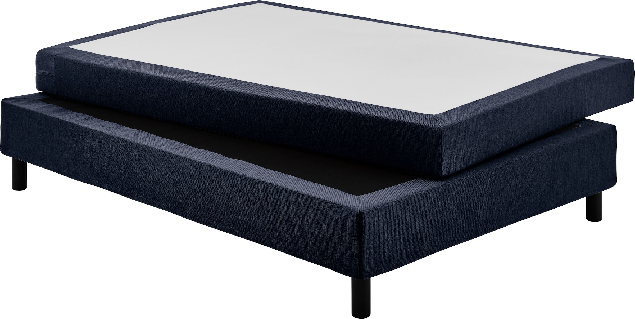 ATLANTIC home collection Boxbett »Happy« ohne Kopfteil, mit Topper, wahlweise mit oder ohne Bettwaren