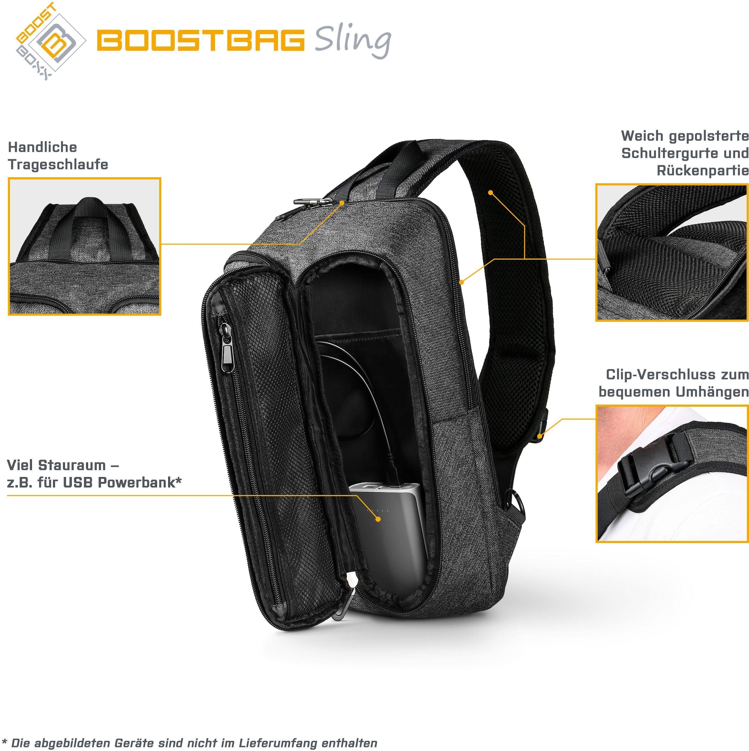 BoostBoxx Umhängetasche »Boostbag Sling Crossbag«
