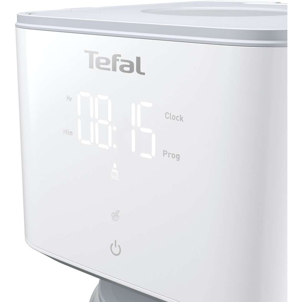 Tefal Filterkaffeemaschine »CM6931 Sense«, 1,25 l Kaffeekanne, Digital-Anzeige, Glaskanne mit Deckel, Kapazität für 10 - 15 Tassen