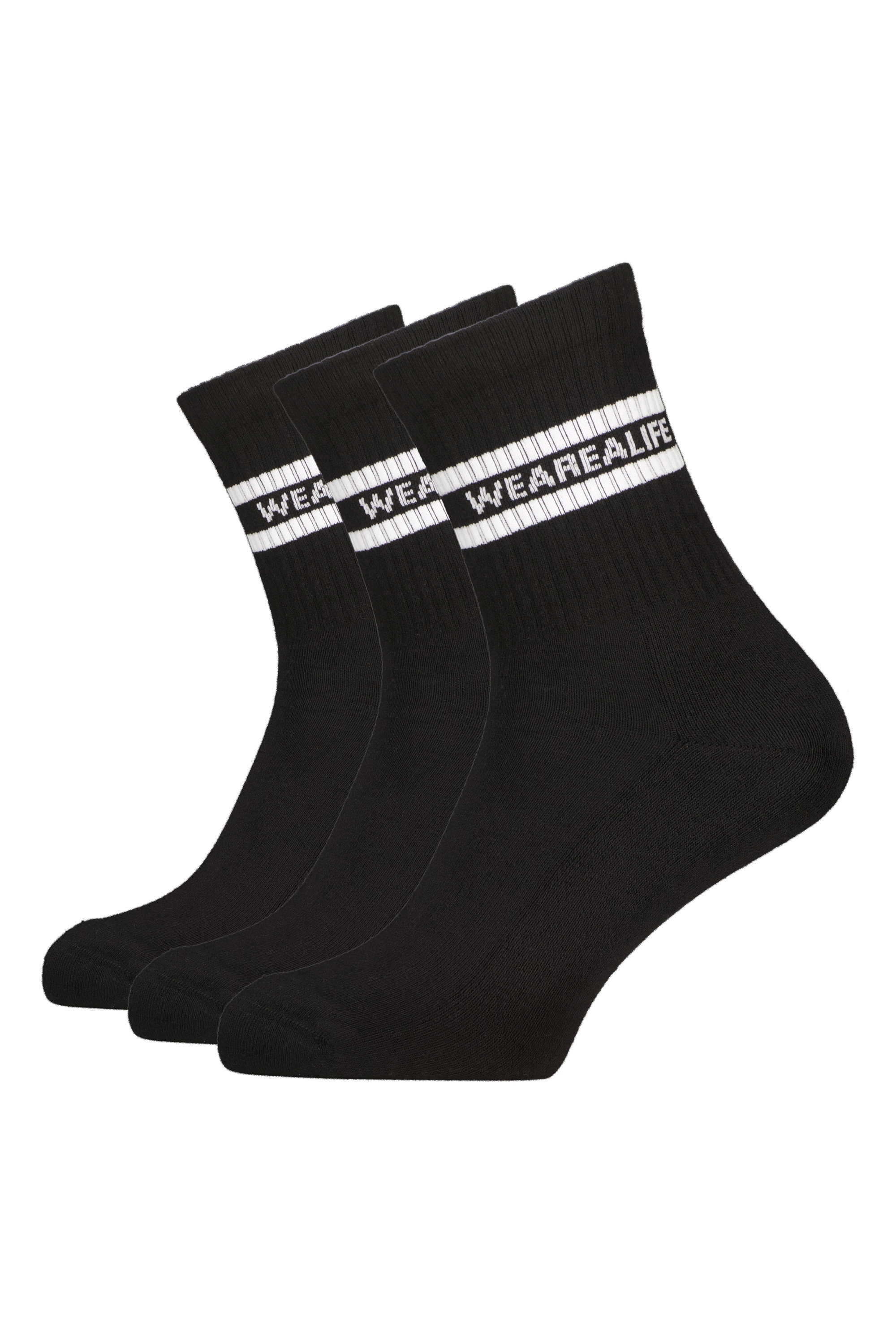 Alife & Kickin Tennissocken sportliche Tennissocken mit Streifen, aus Baumwolle mit weichem Bund