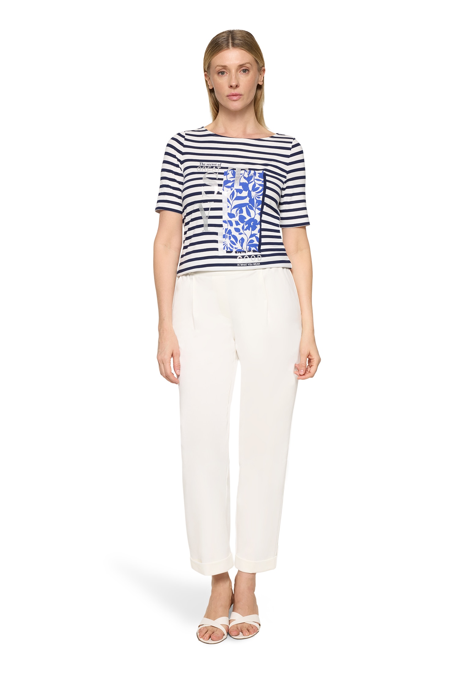 Betty Barclay 3/4-Arm-Shirt »Ringelshirt mit Placement«