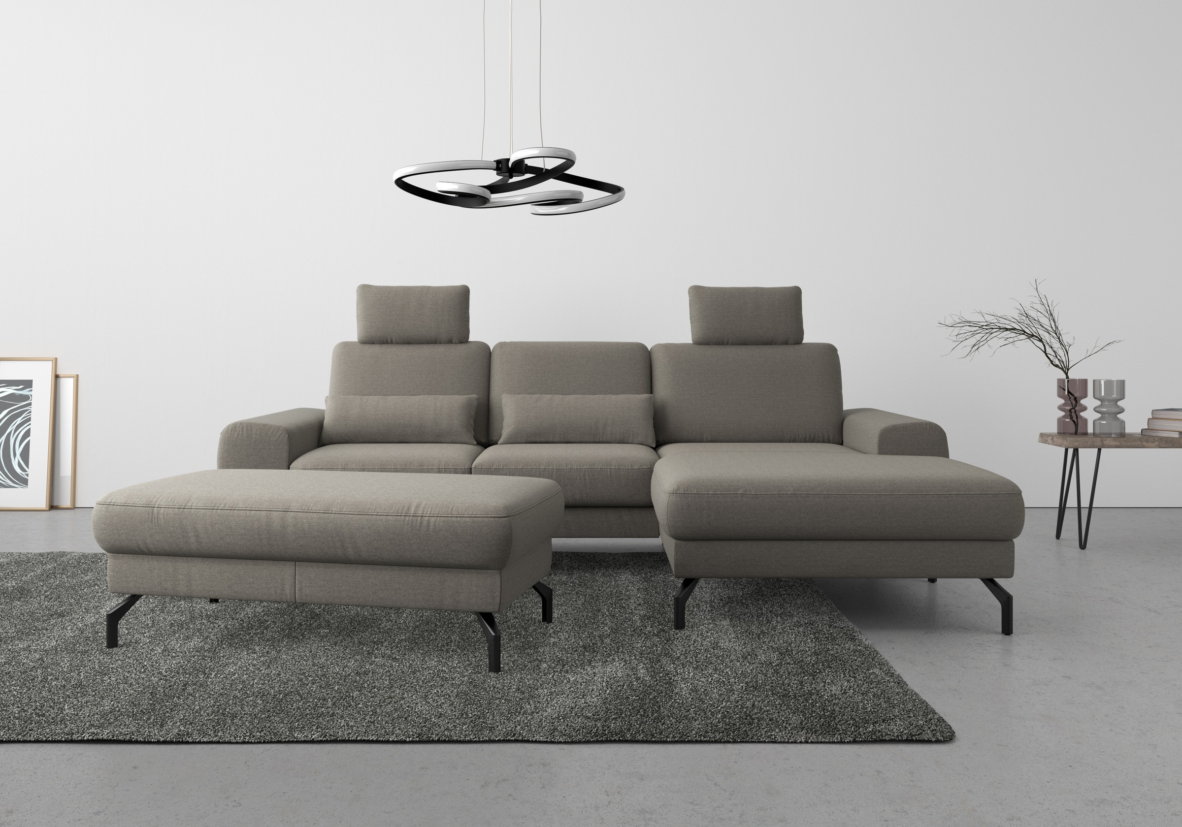 sit&more Hockerbank »Cinturo«, mit Federkern, Sitzhöhe 48 cm