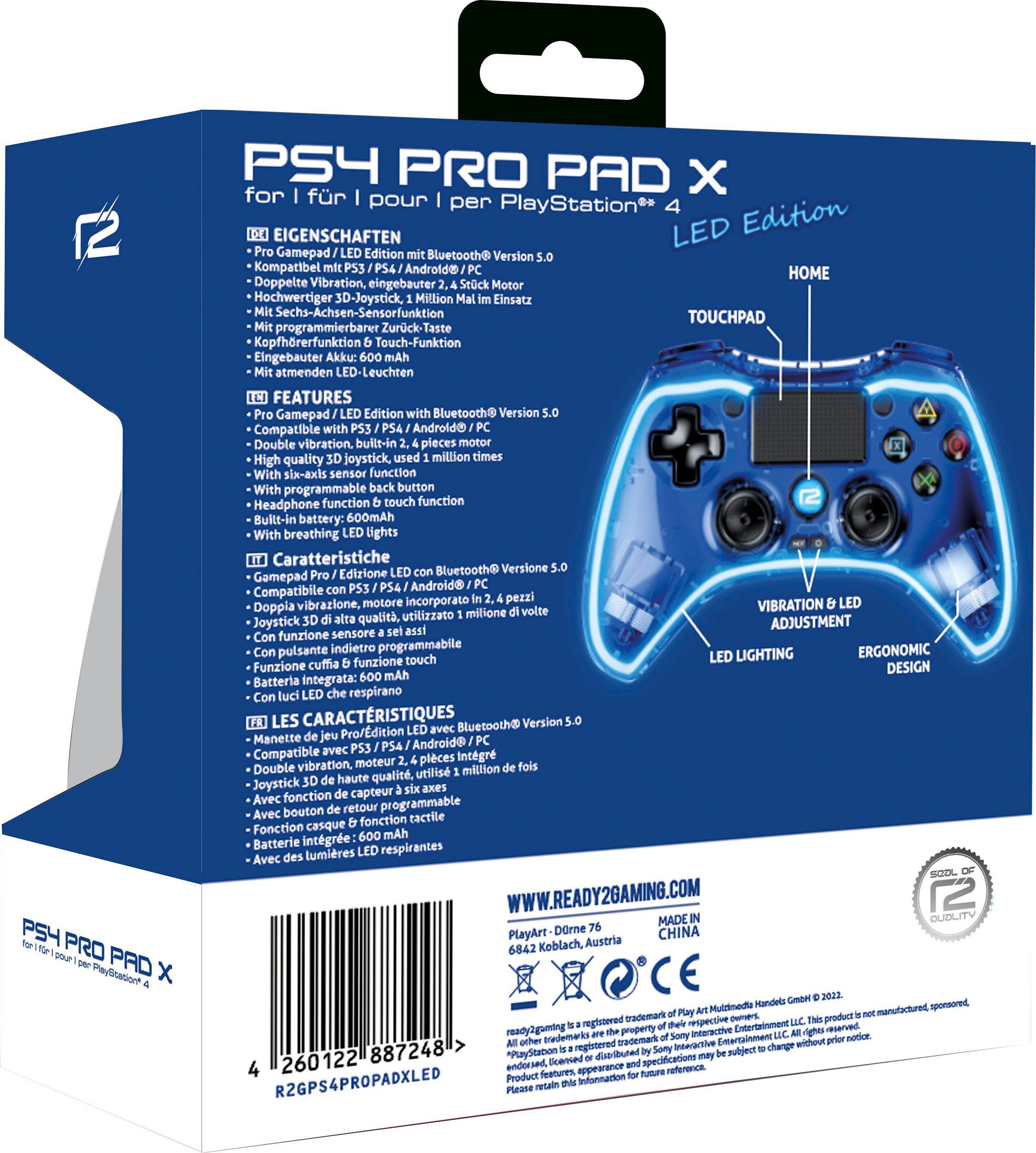 Ready2gaming Controller »Gamepad + PS4 Lego 2K Drive (USK)«