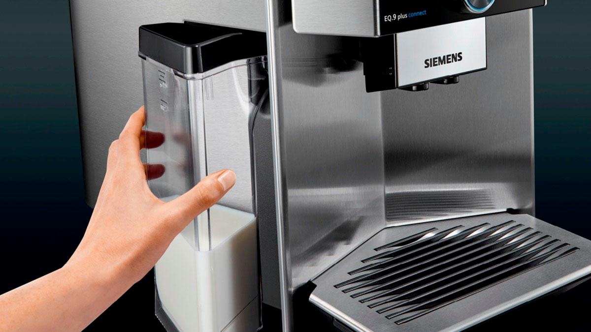SIEMENS Kaffeevollautomat »EQ.9 s300 TI923509DE, schwarz/Edelstahl«, extra  leise, autom. Milchsystem-Reinigung, bis zu 6 Profile jetzt im OTTO Online  Shop