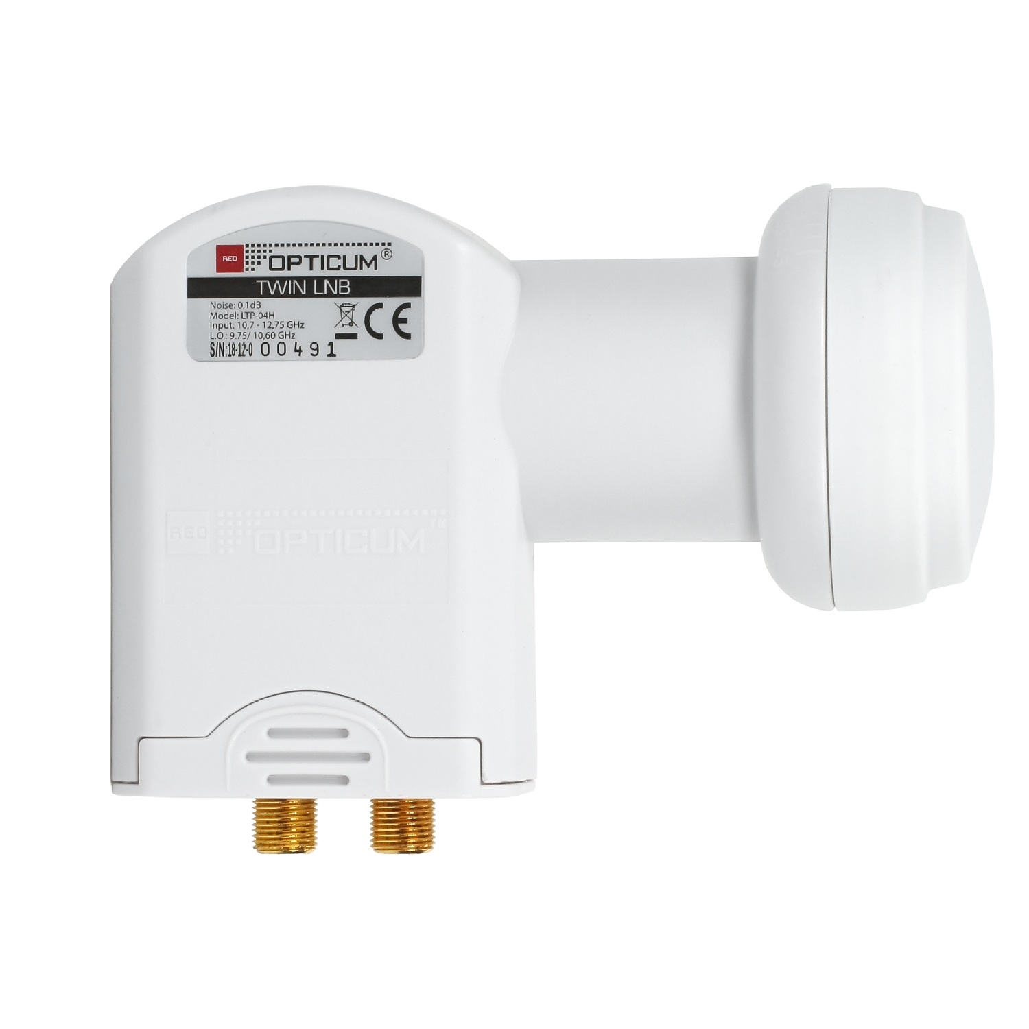 Opticum Red Universal-Twin-LNB »LTP-04H«, für 2 Teilnehmer