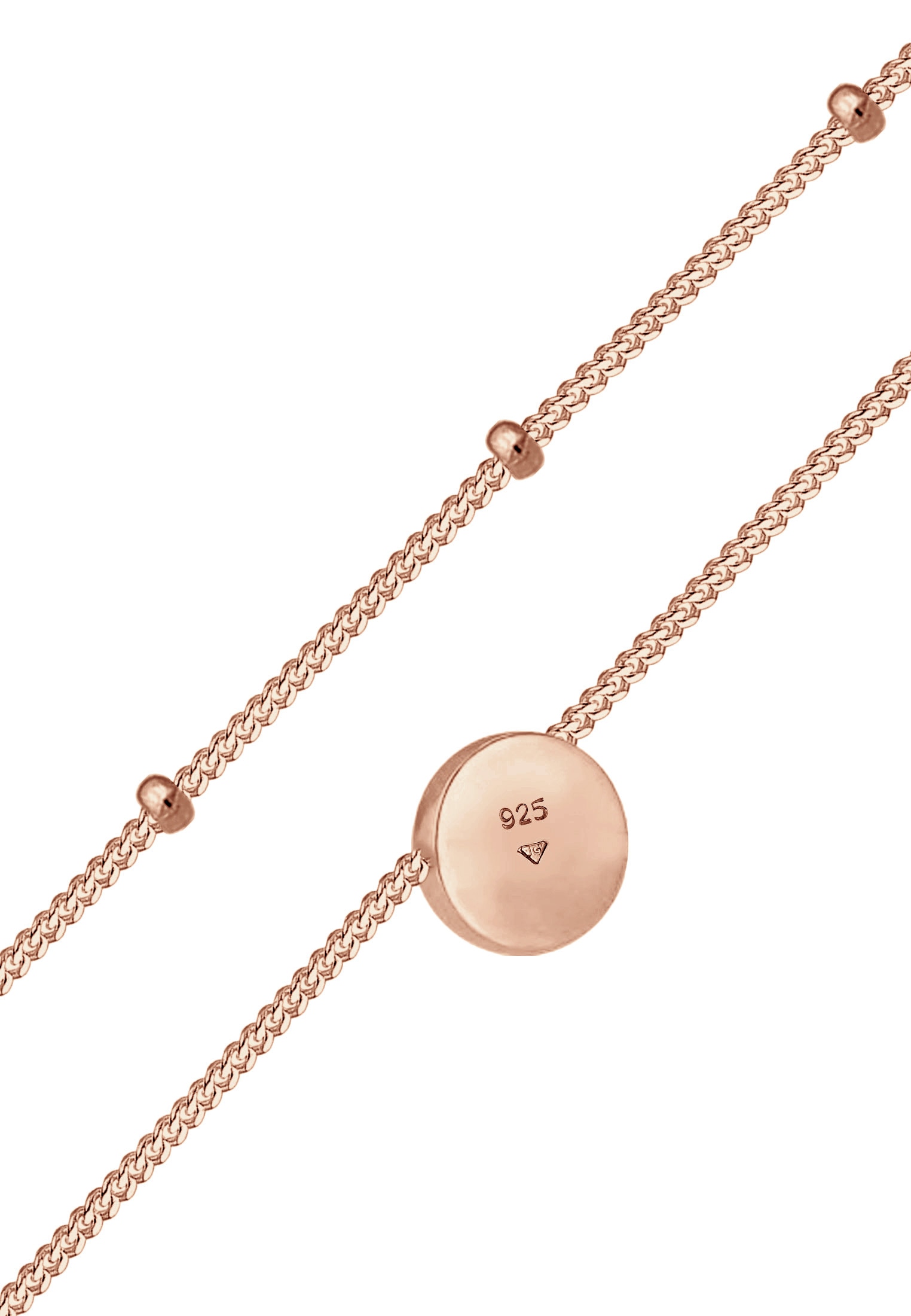Elli Choker »Halskette Choker Layer Opal Kugelkette 925 Silber«