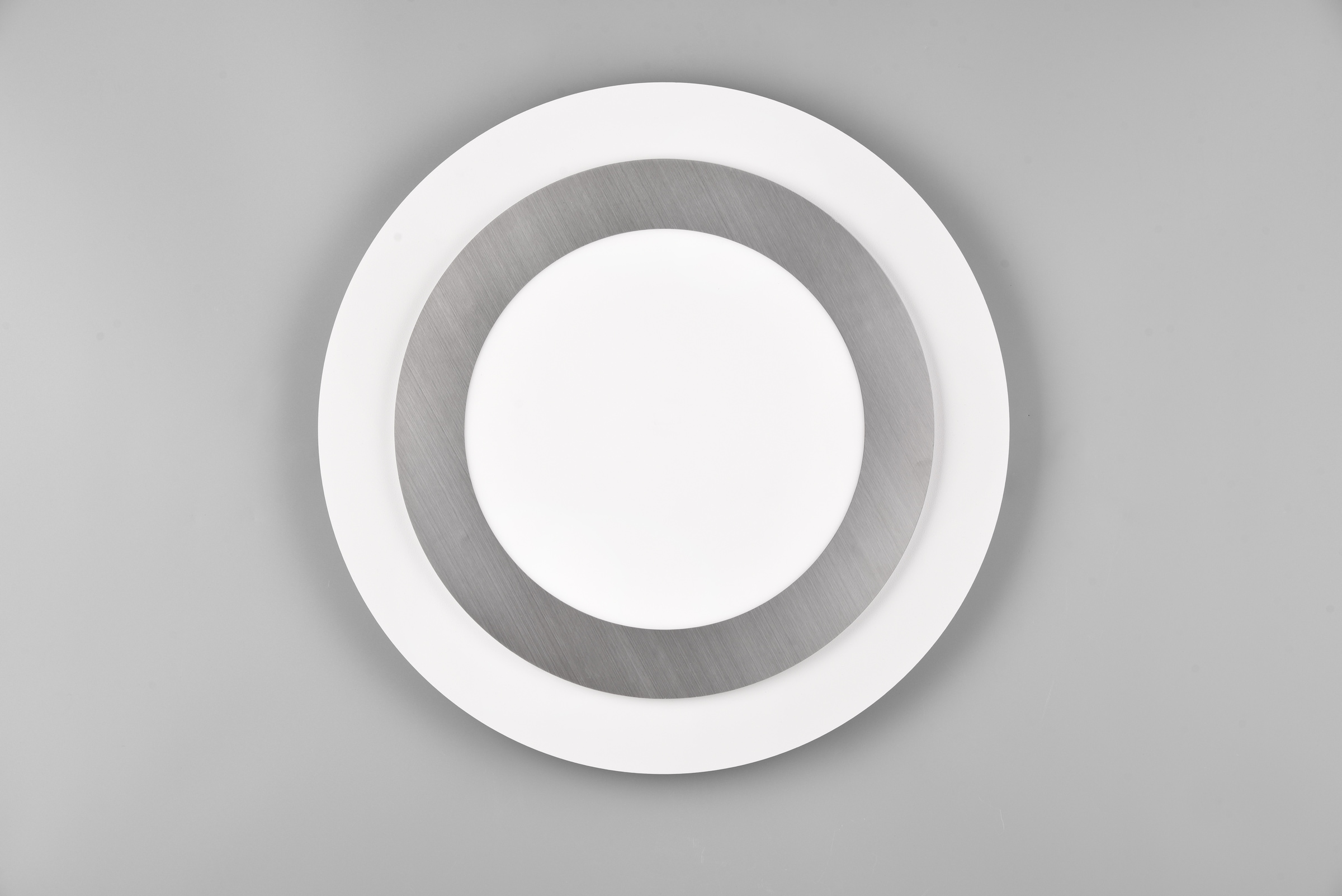 TRIO Leuchten LED Deckenleuchte »MORGAN, runde Deckenlampe Ø 45cm, dimmbar, CCT, Memoryfunktion, Timer« LED-Board 1 Stk. warmweiß - kaltweiß Nachtlicht, 42W 5600 Lumen, 2700-6500 Kelvin, inkl Fernbedienung