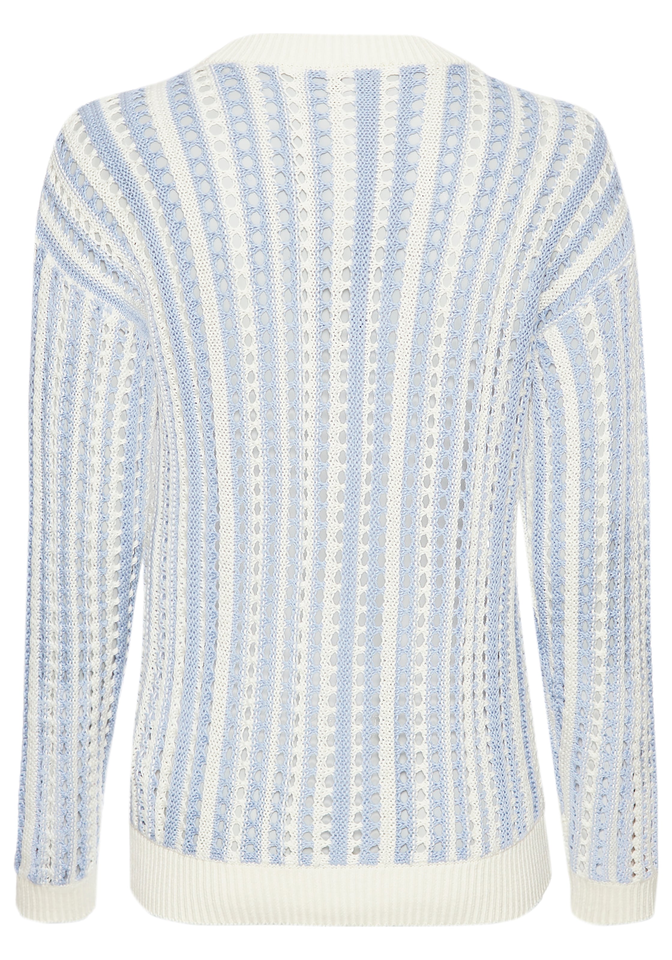 Laura Scott Ajourstrickjacke, aus Ajourstrick
