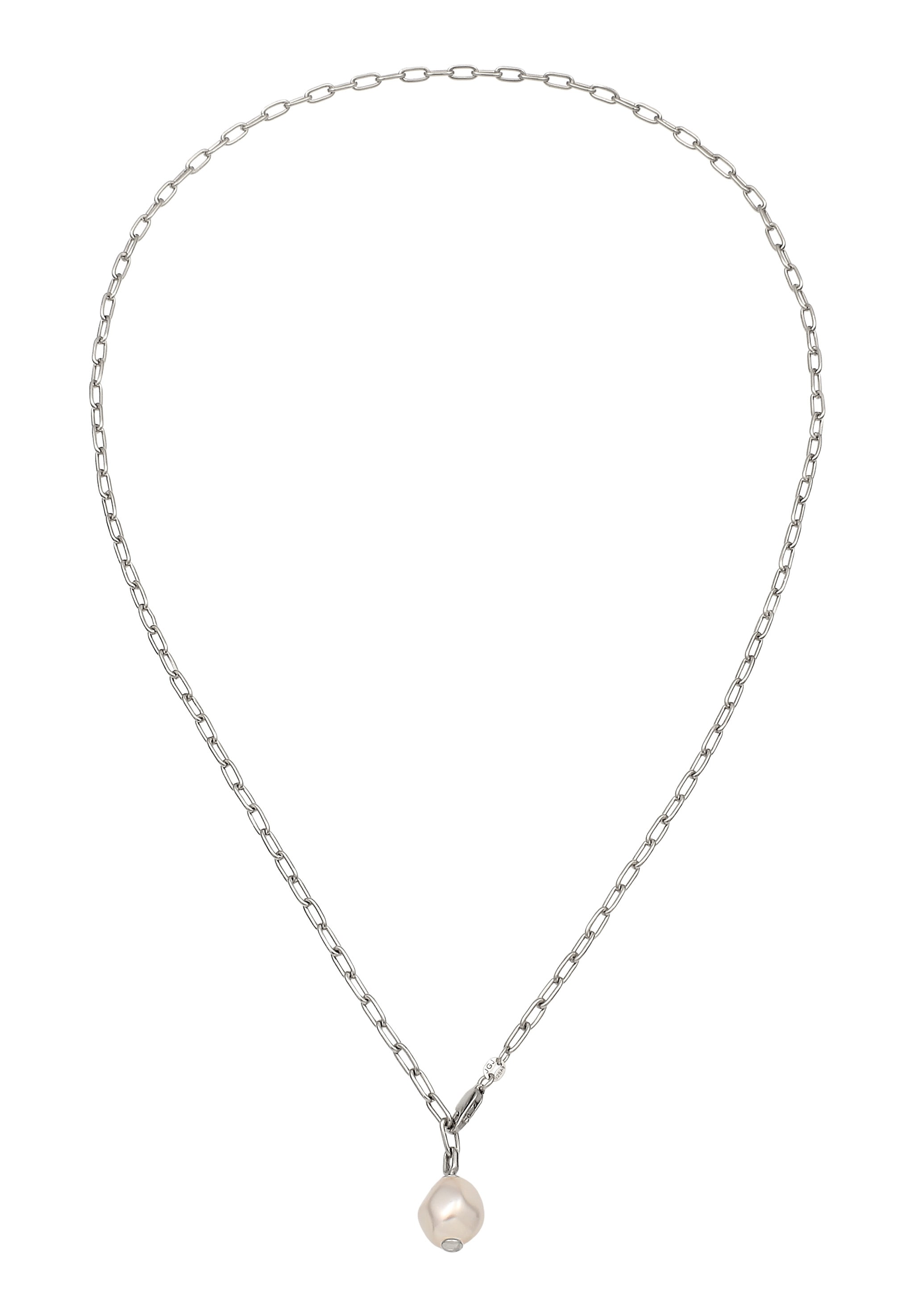 Elli Y-Kette »Halskette Y-Kette mit Perle von Swarovski® Weiß 925 Sterling Silber«