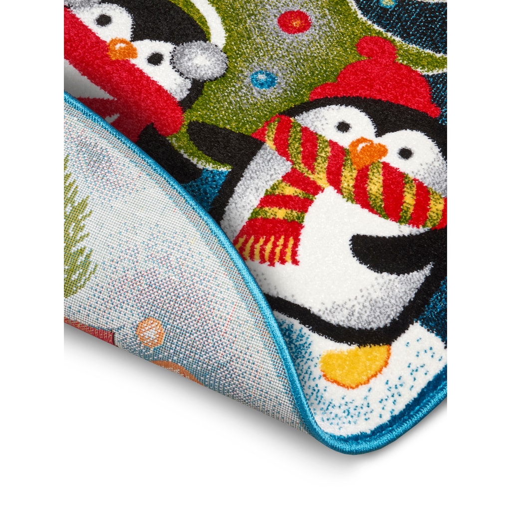 HANSE Home Teppich »Penguin Christmas«, rund