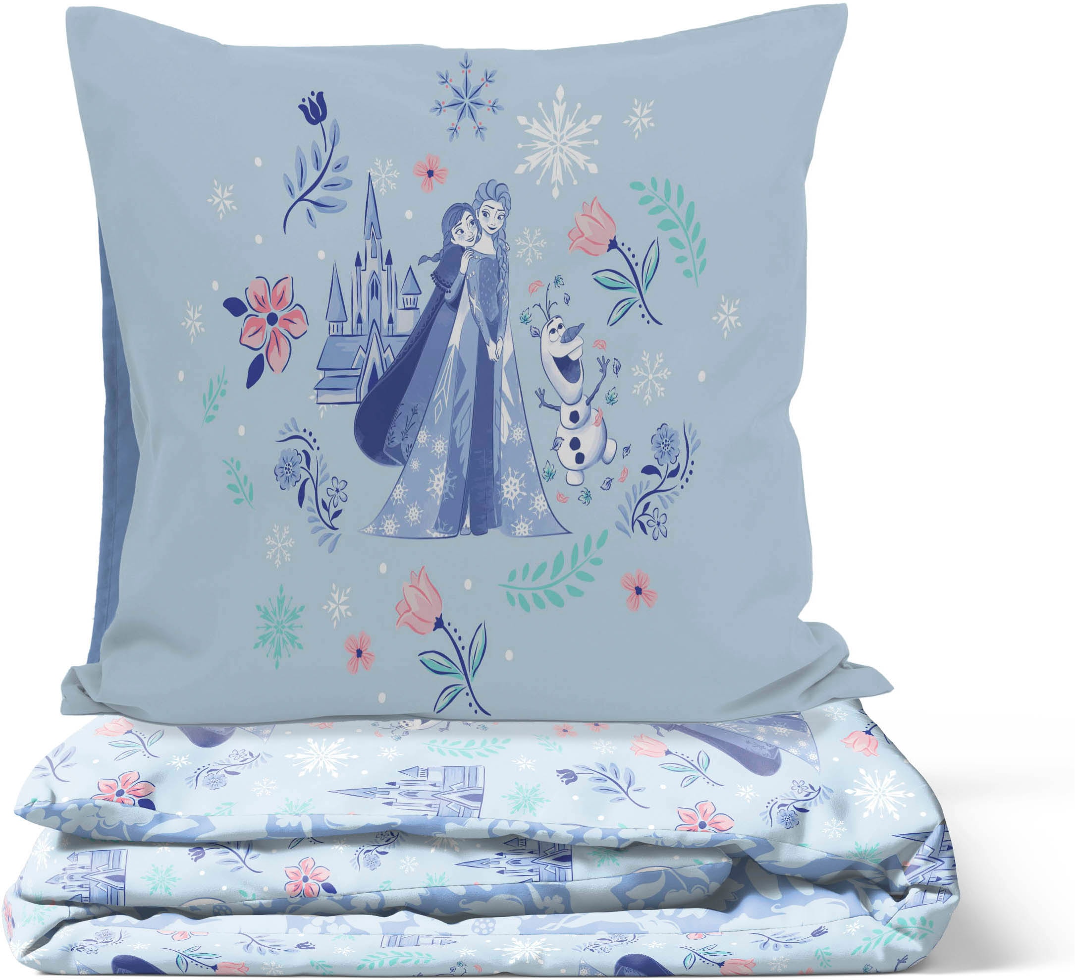 Disney Kinderbettwäsche »Frozen Magical Moment« 2 100% Baumwolle