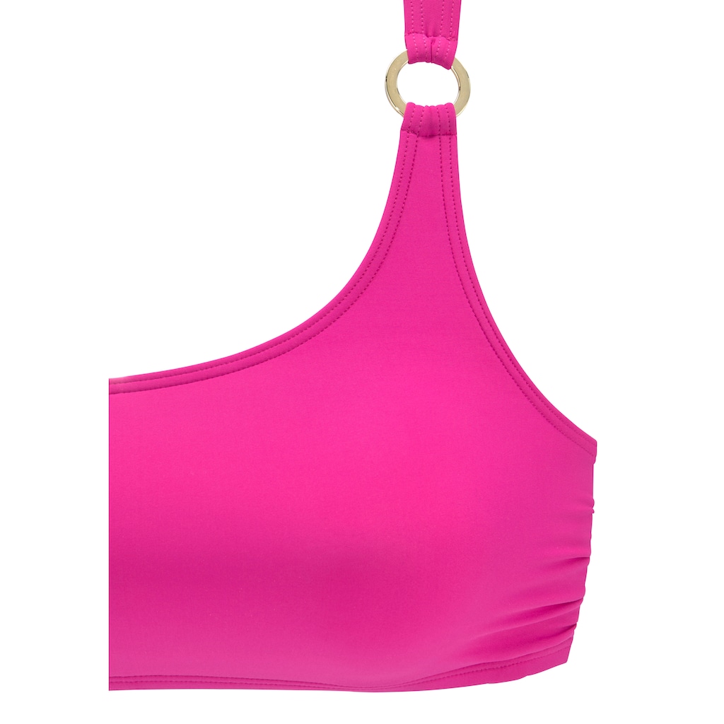 LASCANA Bustier-Bikini-Top »Italy«, mit Zierring am Träger