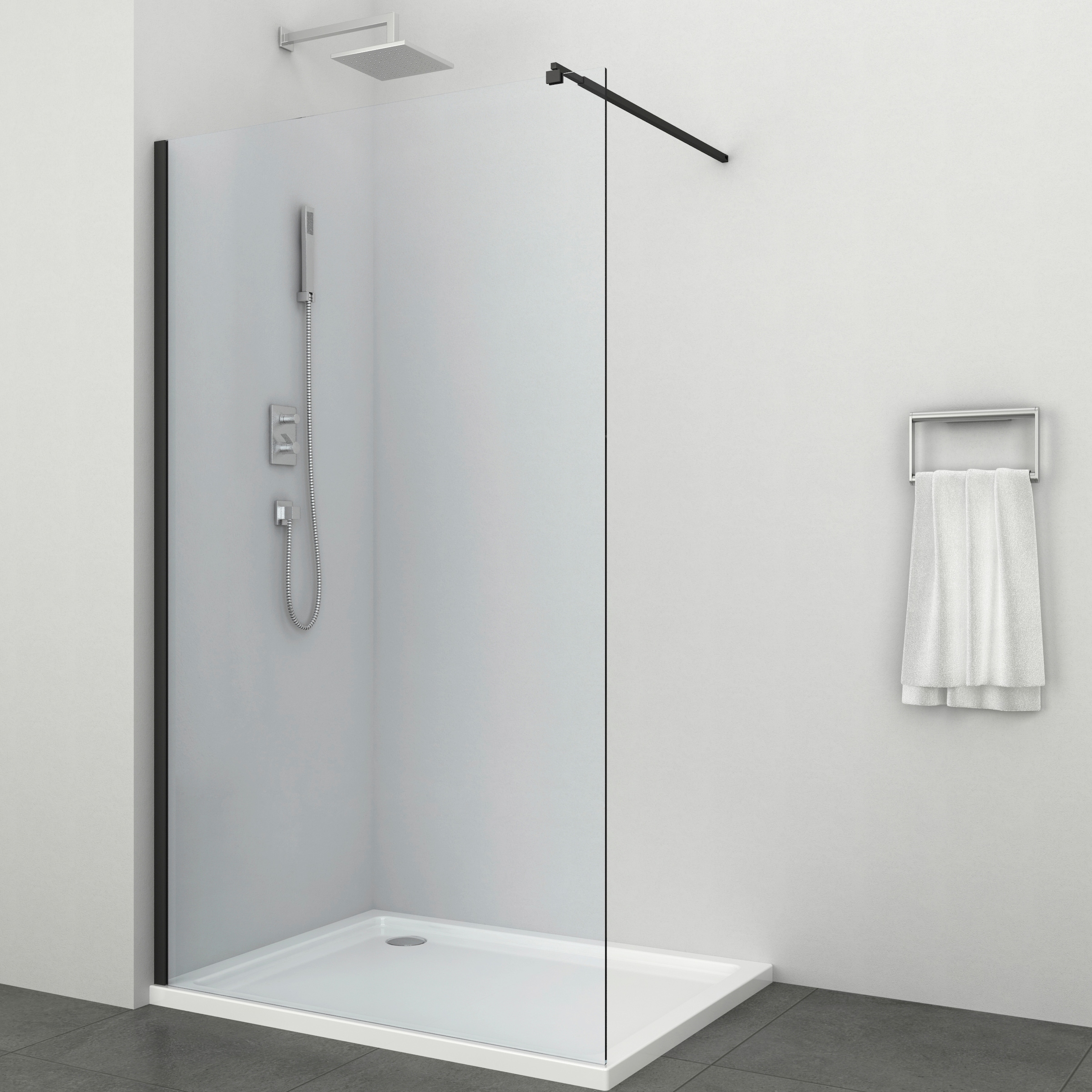 Sanotechnik Duschwand »Sanoflex Freedom II Black« kaufen