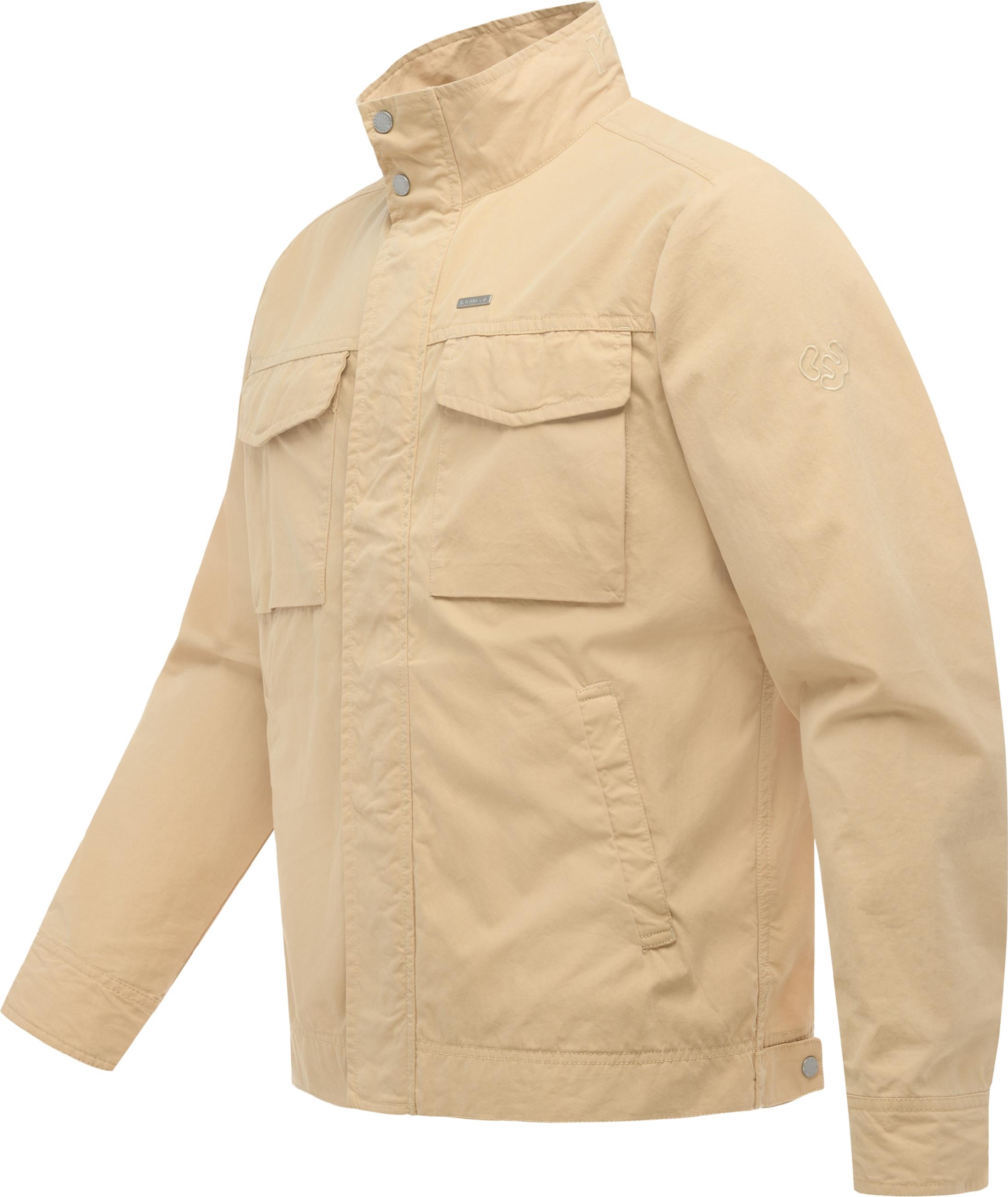 Ragwear Outdoorjacke »Anorak Murpho« ohne Kapuze Leichte Übergangsjacke mit Brusttaschen