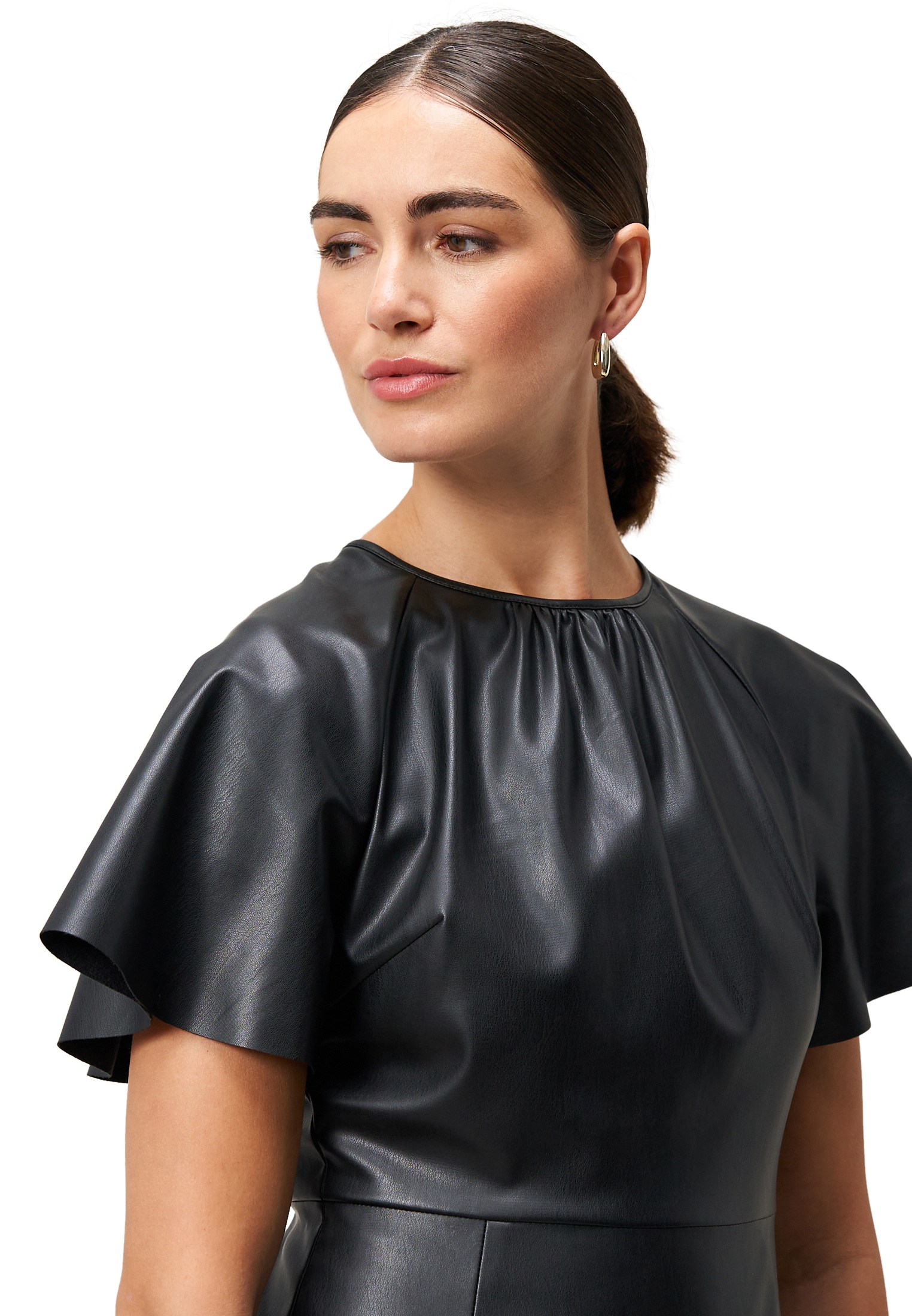 Zero Midikleid »Midikleid in Lederoptik«