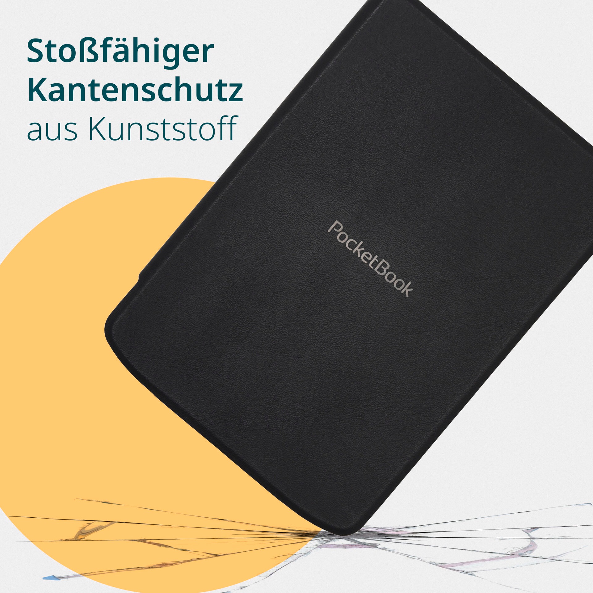 PocketBook E-Reader-Hülle »Shell Strap Cover für PocketBook Verse, Verse Pro und Verse Lite«, PocketBook Verse-PocketBook Verse Pro-PocketBook Verse Lite, Backcover, Schutzhülle, Handyschutzhülle, Case, Schutzcase, stoßfest