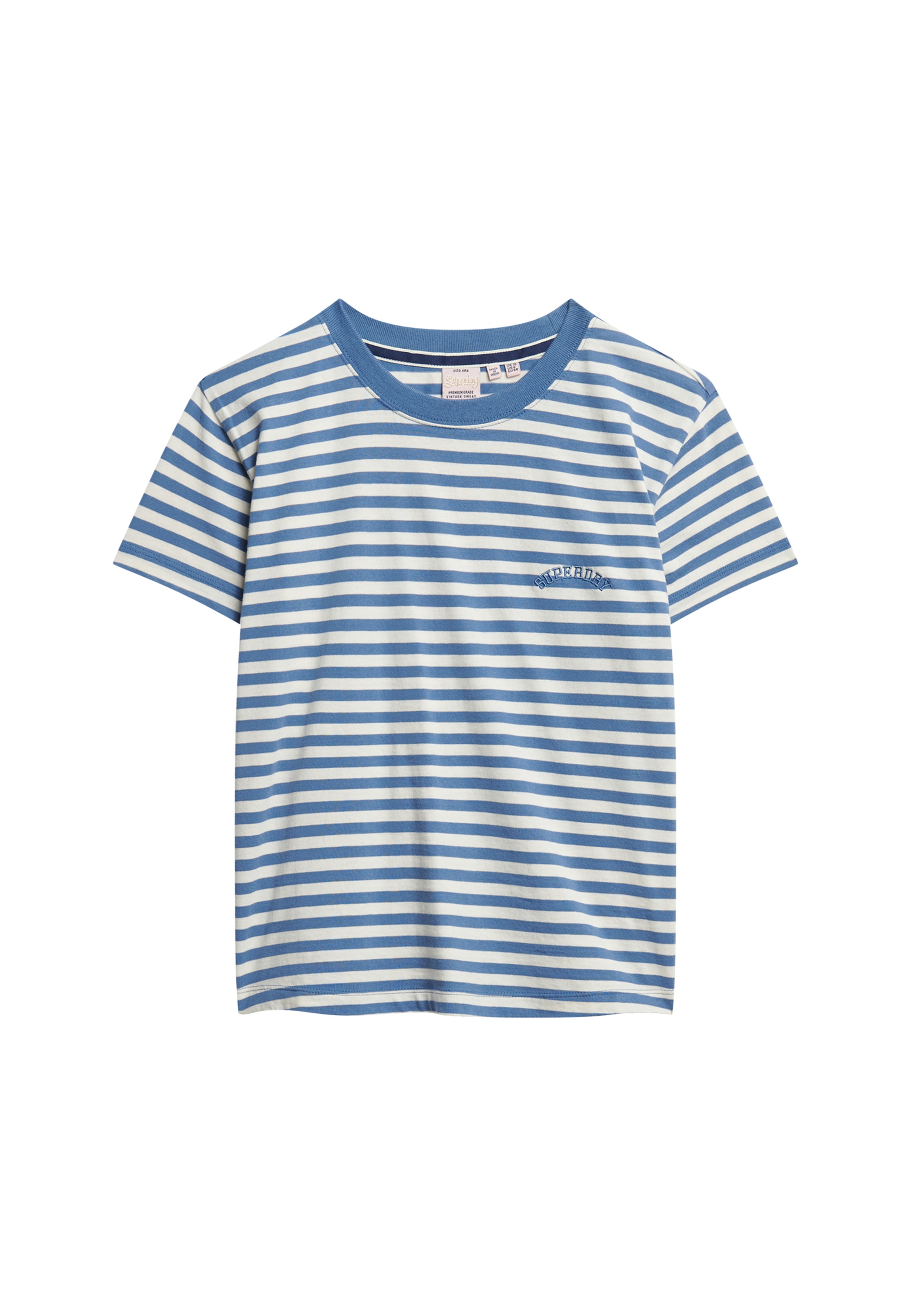 Superdry T-Shirt »ESSENTIAL LOGO STR FITTED TEE«, angenehmes Tragegefühl durch besonders weiche Haptik