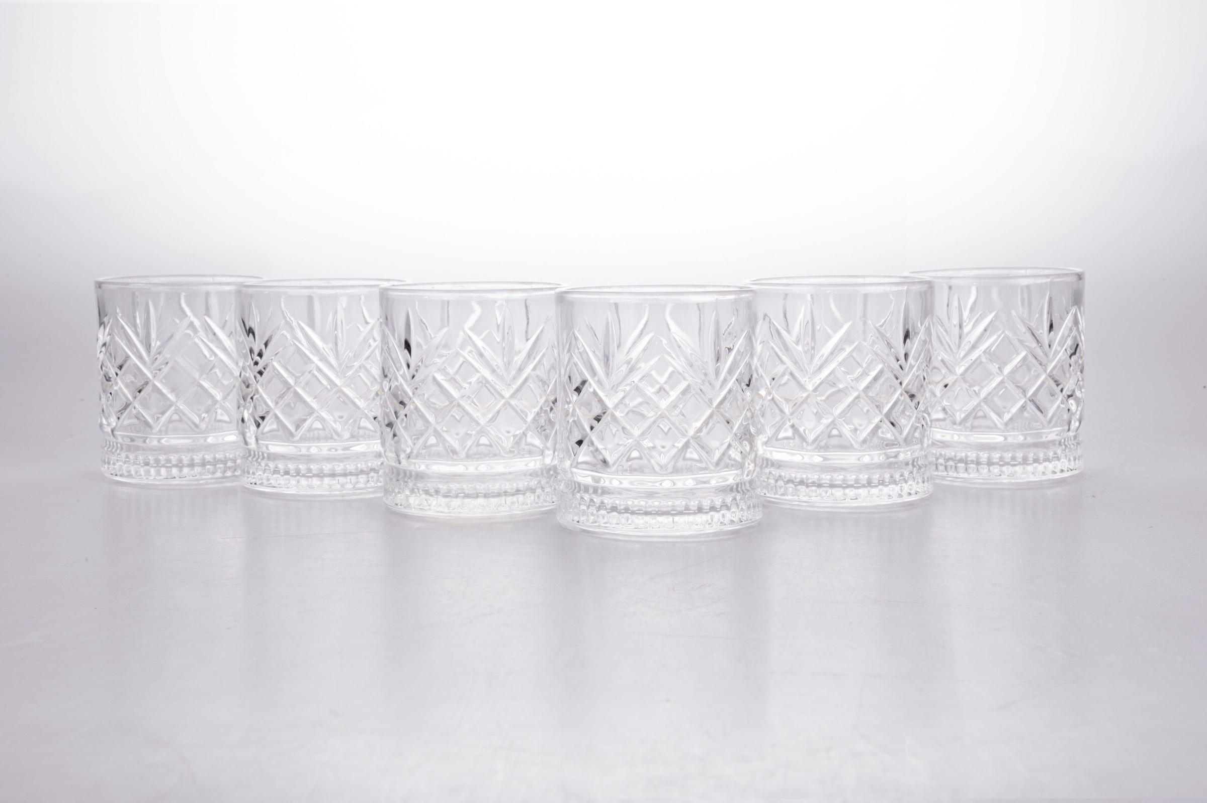 Villa d'Este Gläser-Set »Classic Flowers«, (Set, 6 tlg.), Wassergläser-Set, 6-teilig, Inhalt 400 ml