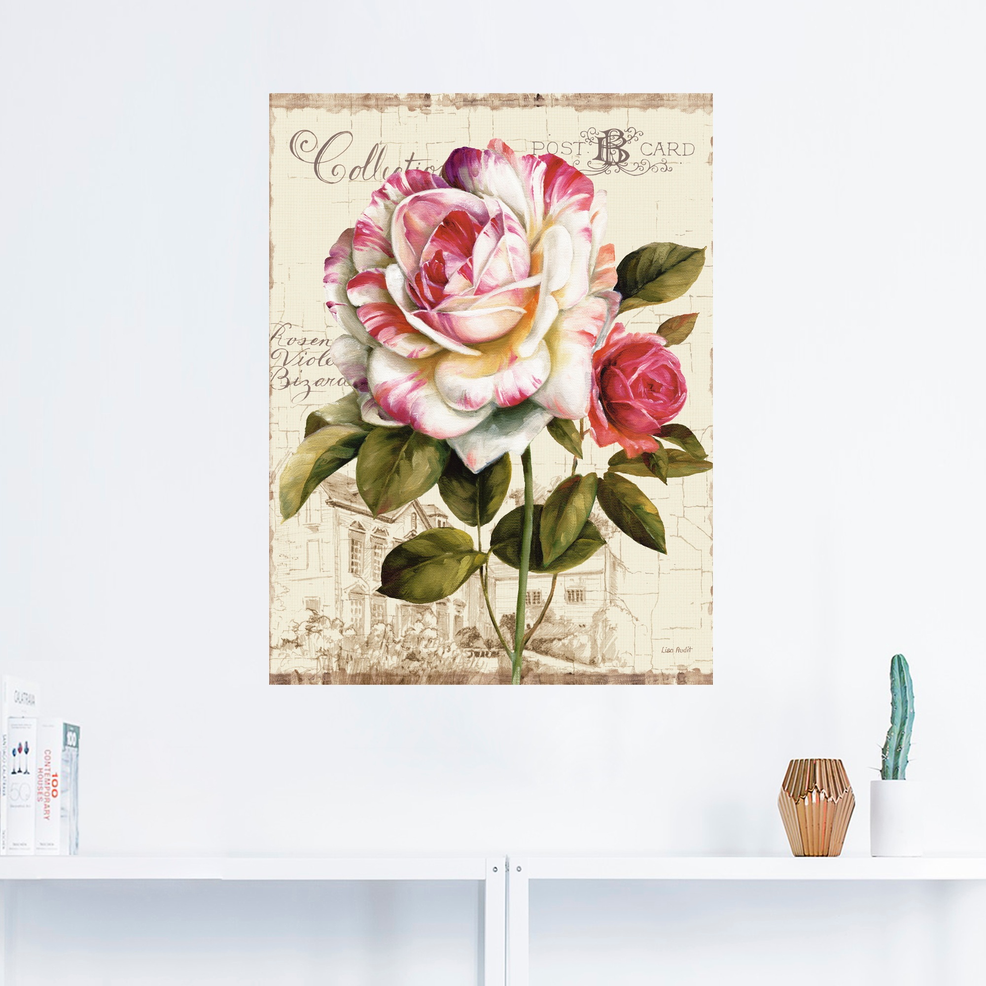 Artland Wandbild »Garten Blick III«, Blumen, (1 St.), als Wandaufkleber in verschied. Größen