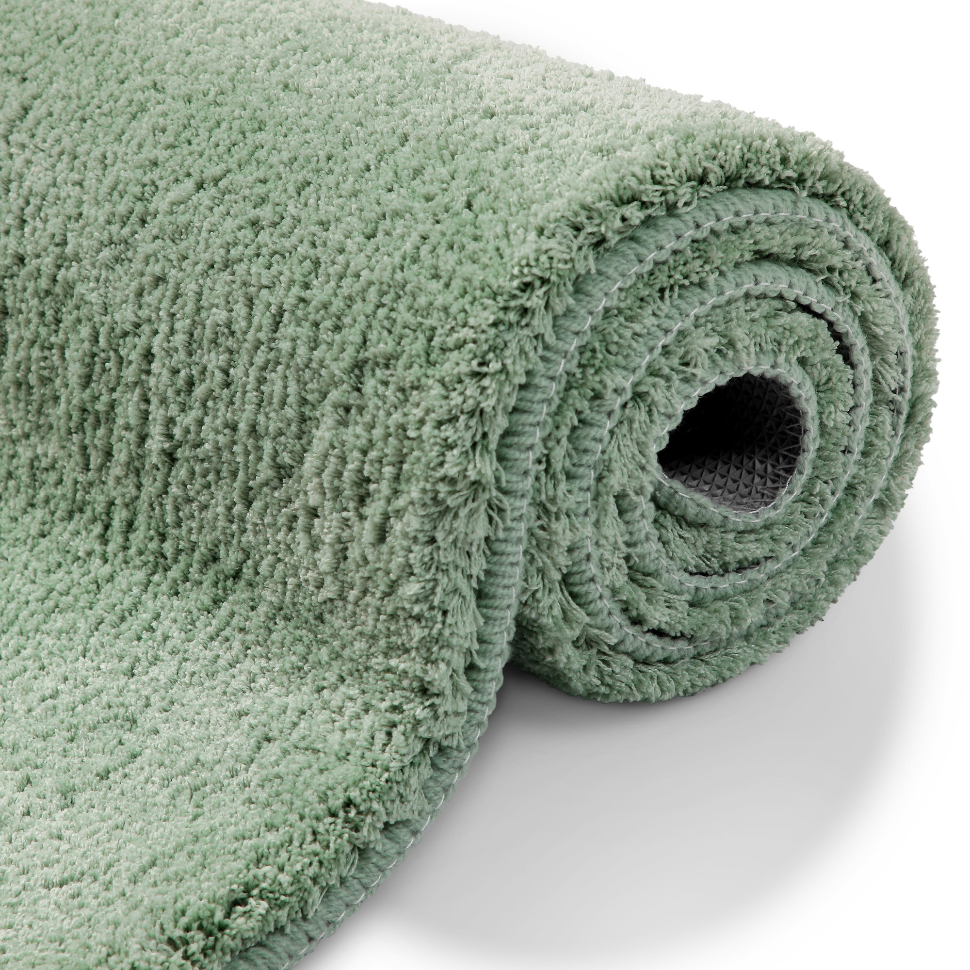 OTTO home »Neele« Höhe 20 mm rutschhemmend beschichtet schnell trocknend Badteppich, getuftet, modern, Uni, antirutsch, flauschig, Hochflor