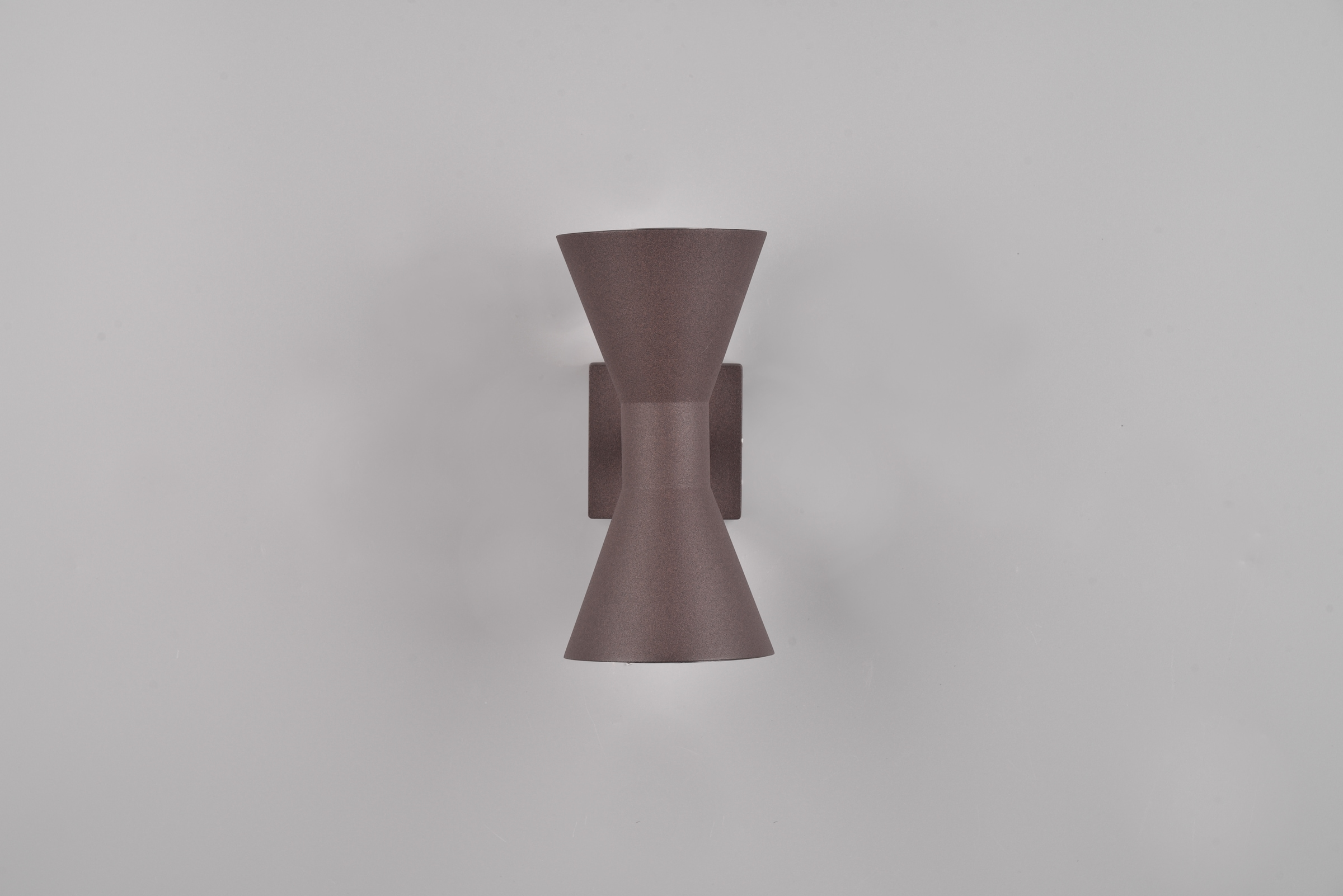 TRIO Leuchten Außen-Wandleuchte »ARDAS, up-and-down Licht Fassadenleuchte, exkl 2x GU10 max 10W, IP44« GU10 1 Stk. warmweiß - kaltweiß Outdoor Wandlampe in Sanduhr-Form, für Garten Terrasse Haustür Lampe