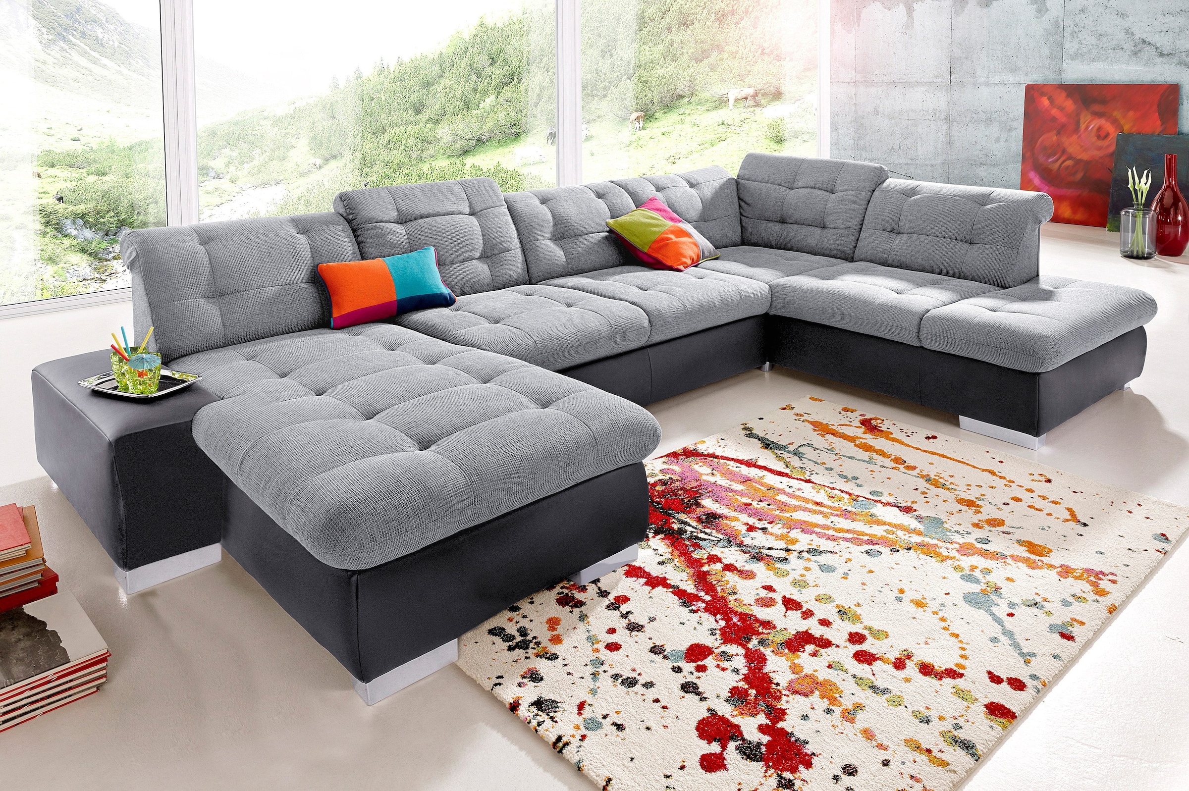 sit&more Wohnlandschaft »Palomino U-Form« wahlweise in XL oder XXL