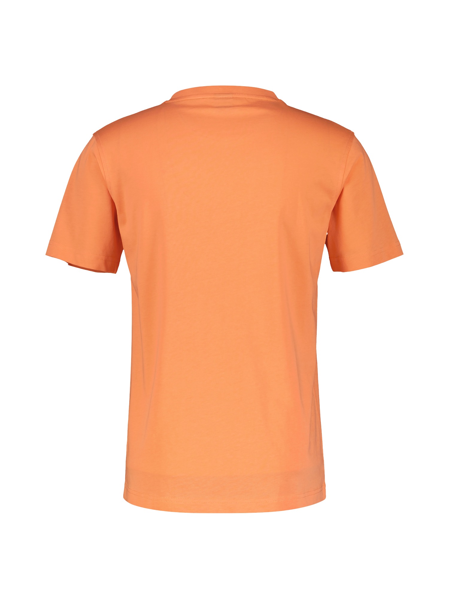 LERROS T-Shirt »LERROS Unifarbenes Basic T-Shirt mit Logostitch«