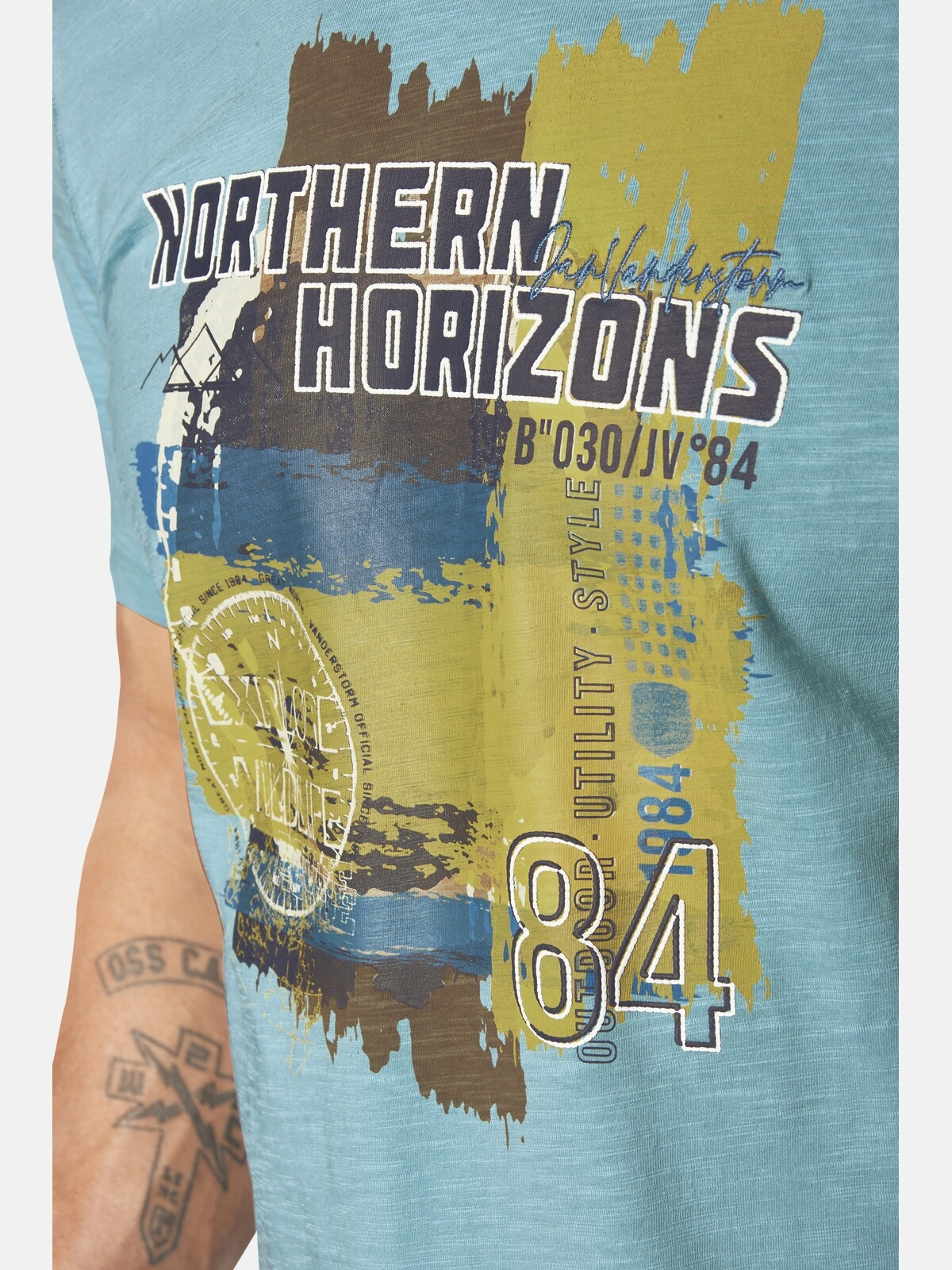 Jan Vanderstorm T-Shirt »T-Shirt NORHEIM«