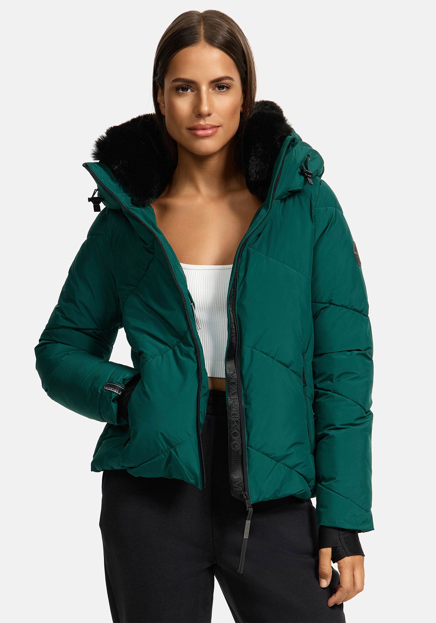 Marikoo Winterjacke »Marikoo Simaraa kurze Damen Winter Steppjacke N007«