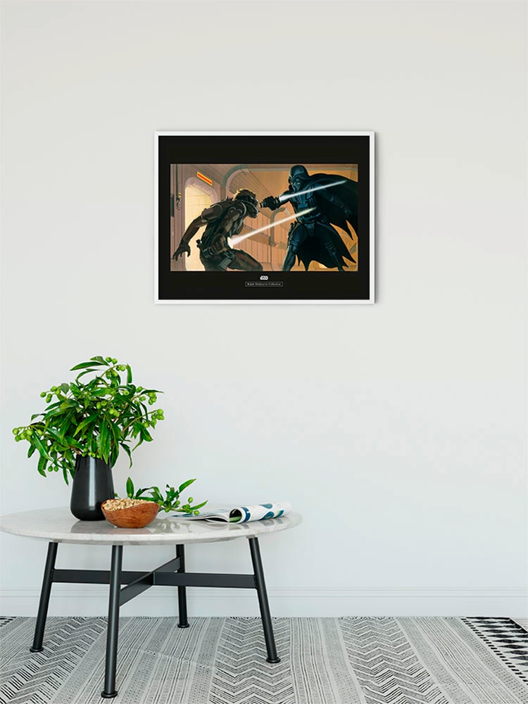 Komar Bild »Star Wars Classic RMQ Vader Luke Hallway« Star Wars 1 Stk. tlg. Wandbild zur Dekoration im Kinderzimmer - ohne Rahmen
