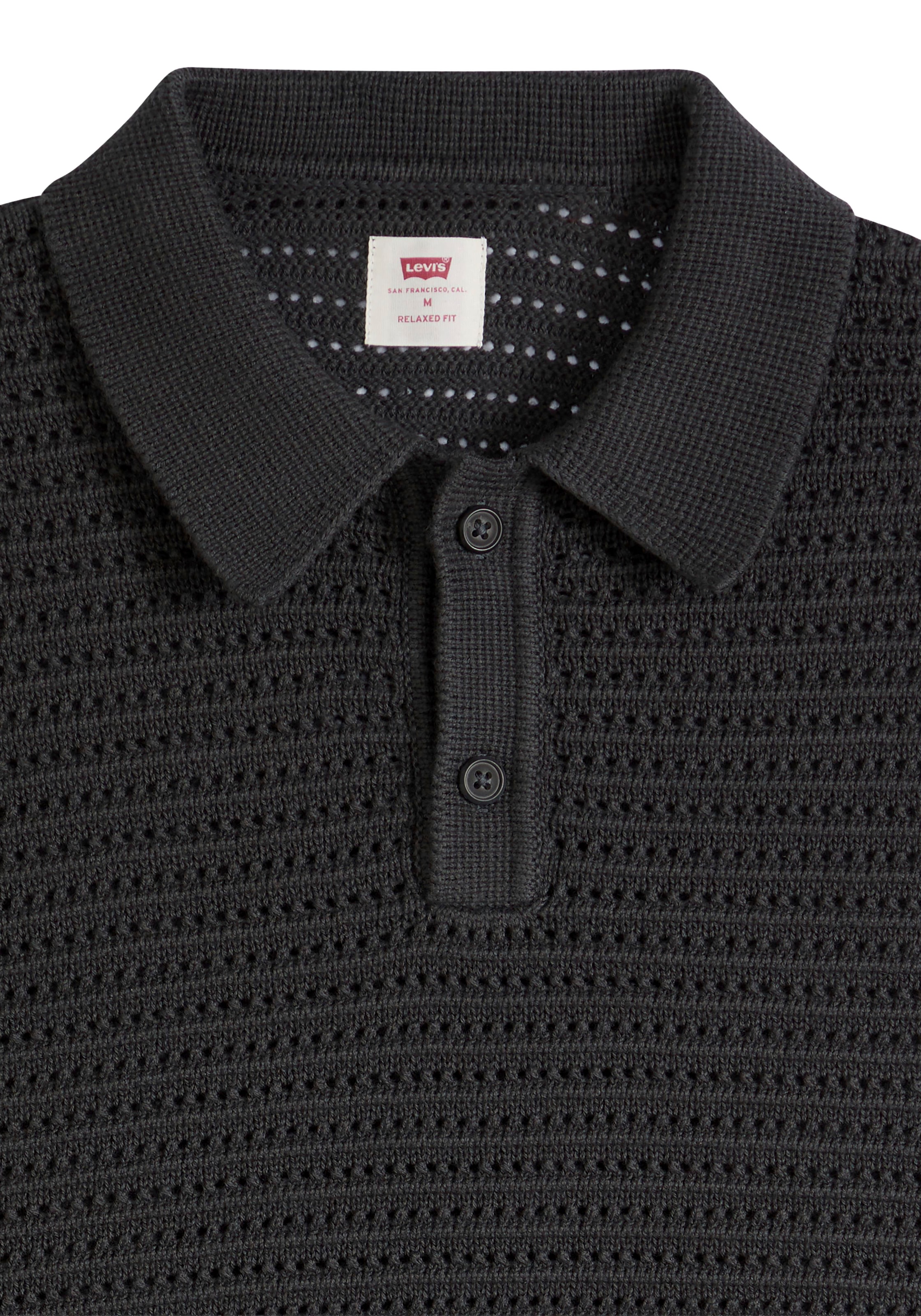 Levi's® Polokragenpullover »LAGUNA SWEATER POLO« mit Strickmuster