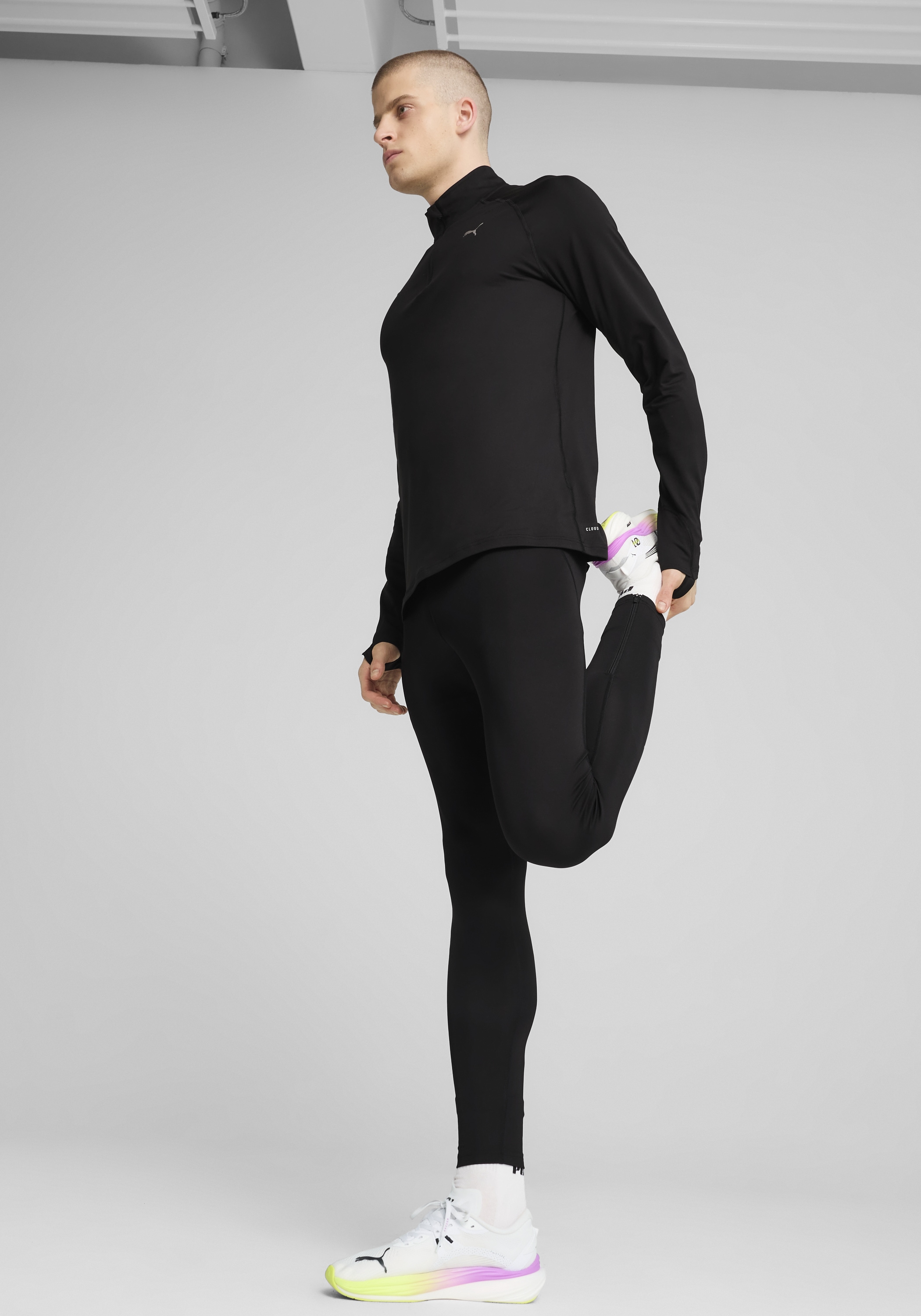 PUMA Laufshirt »M RUN VELOCITY CLOUDSPUN 14 ZIP« Regular Fit, mit 1/4 Reißverschluss, mit DryCELL-Technologie