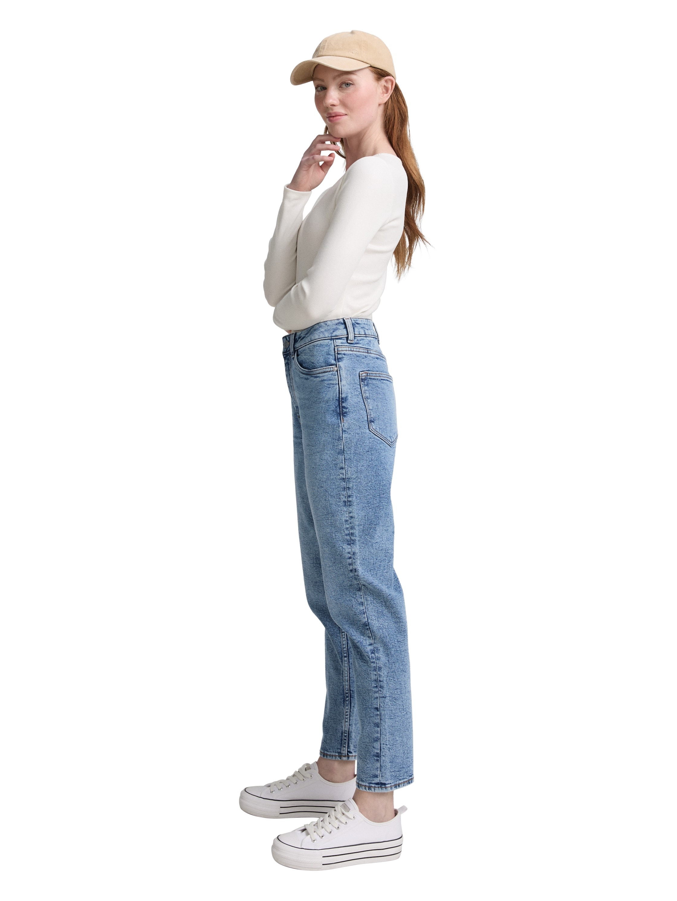 TOM TAILOR Denim Mom-Jeans, im Five-Pocket Style