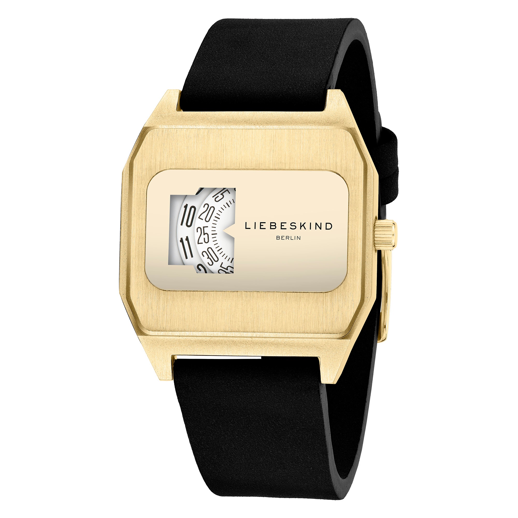 Liebeskind Berlin Quarzuhr »Vinyl Vision« Armbanduhr, Damenuhr, Lederarmband, analog