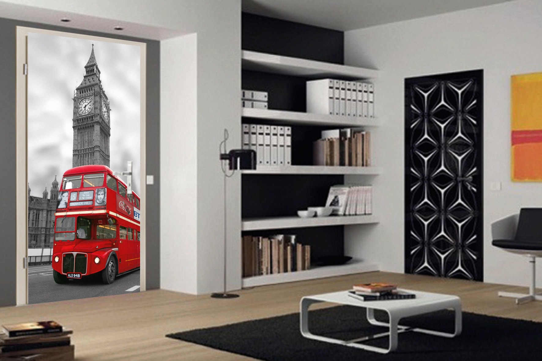 Papermoon Fototapete »London - Türtapete« matt