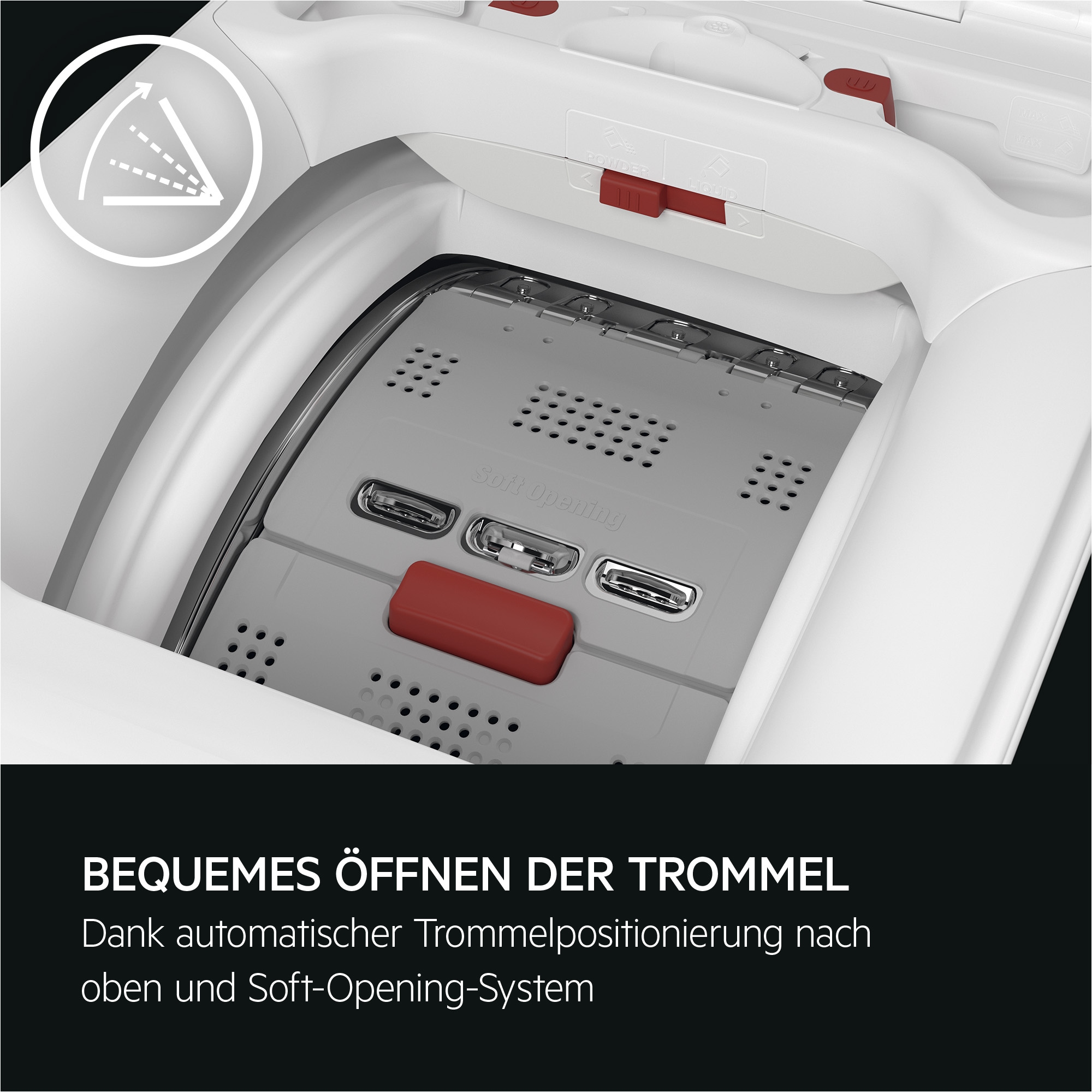 AEG Waschmaschine Toplader »LTR8A36STL« 6 kg 1300 U/min PowerClean: Vollständige Fleckenentfernung in 59 Min. bei nur 30 °C