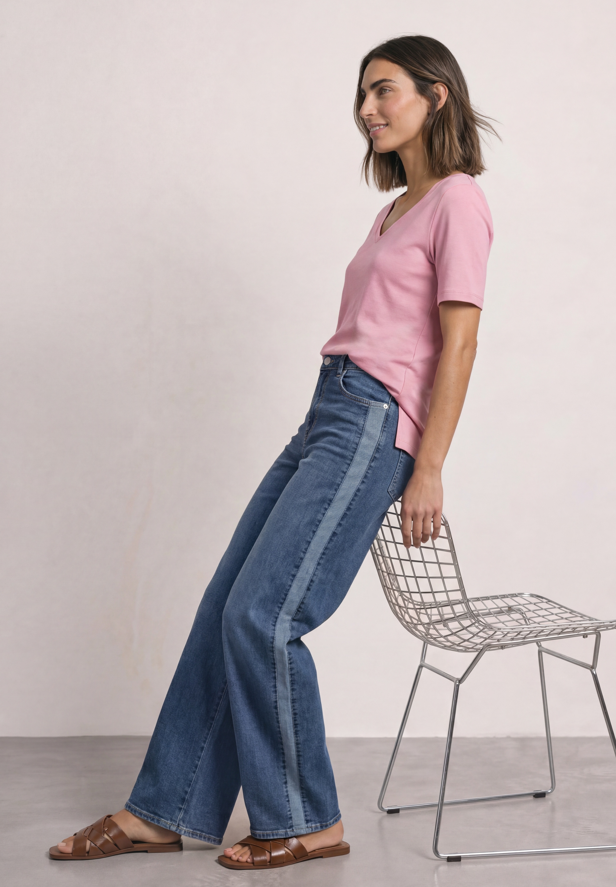 STREET ONE 1100000002199 »Style Ada« Sommershirt mit Herzausschnitt